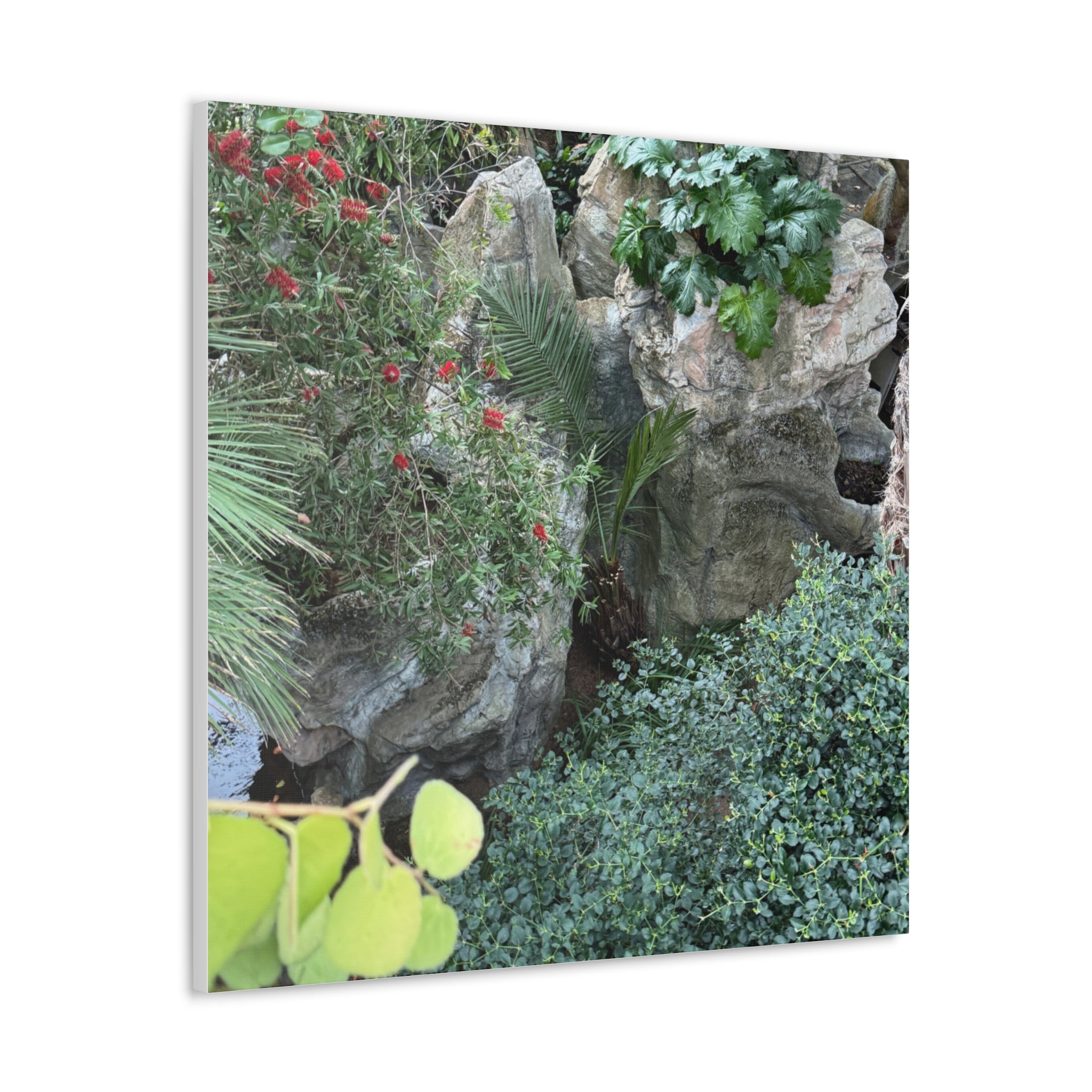 Canvas Wall Art, Tropical Garden Print, Home Decor, Botanical Artwork, Nature Lover Gift, Modern Interior Design