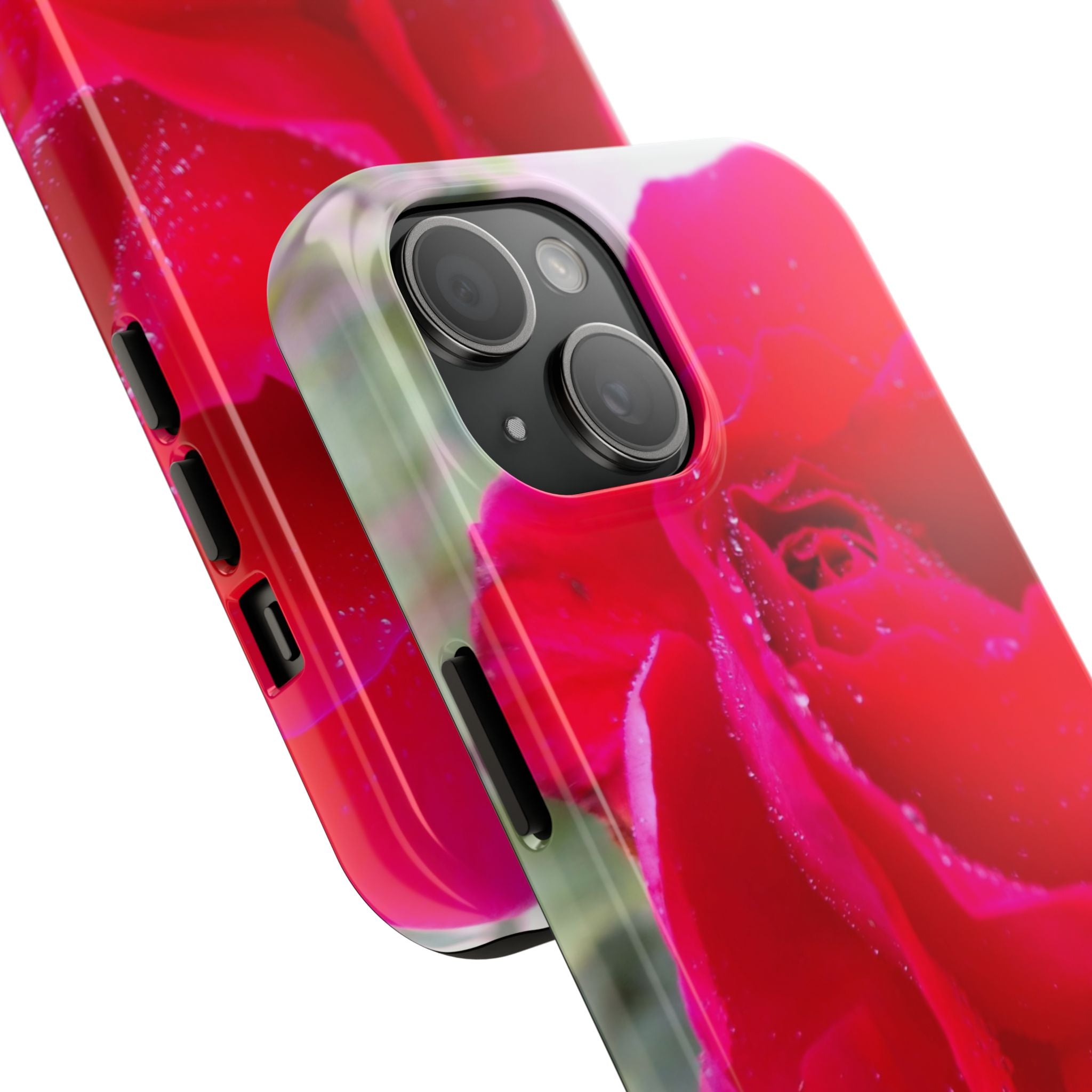 Flower Print Tough Phone Cases, Floral iPhone Case, Durable Mobile Covers, Unique Gift for Her, Birthday Present, Rose Design