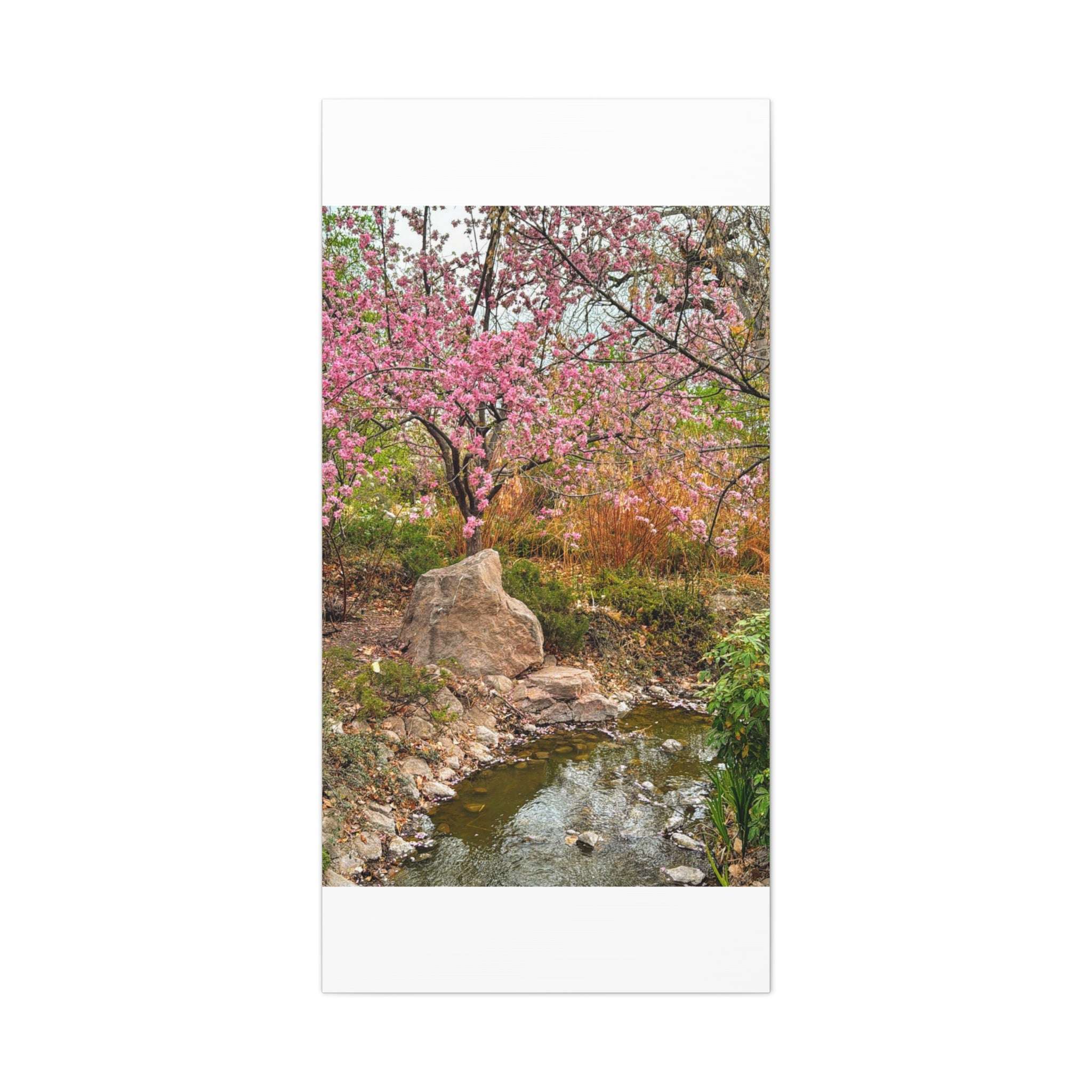 Canvas Wall Art, Floral Landscape Print, Home Decor, Gift for Nature Lovers, Spring Decor, Wall Art for Living Room