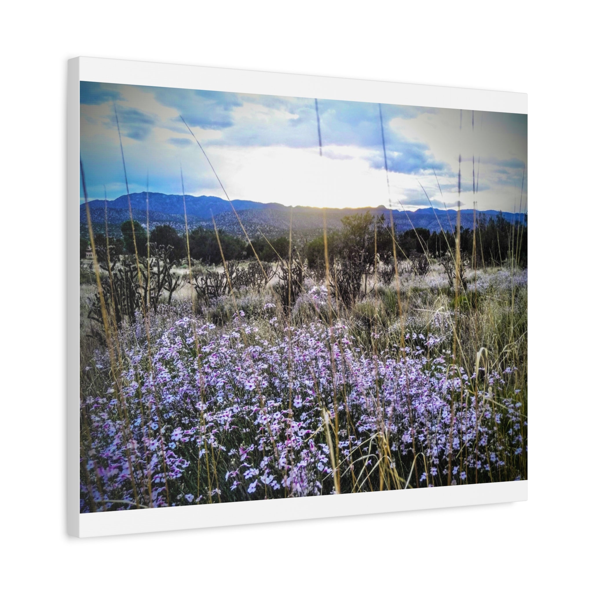 Framed Botanical Wall Art, Floral Canvas Print, Nature Decor, Home Interior Art, Gift for Garden Lovers, Beautiful Flower Landscape