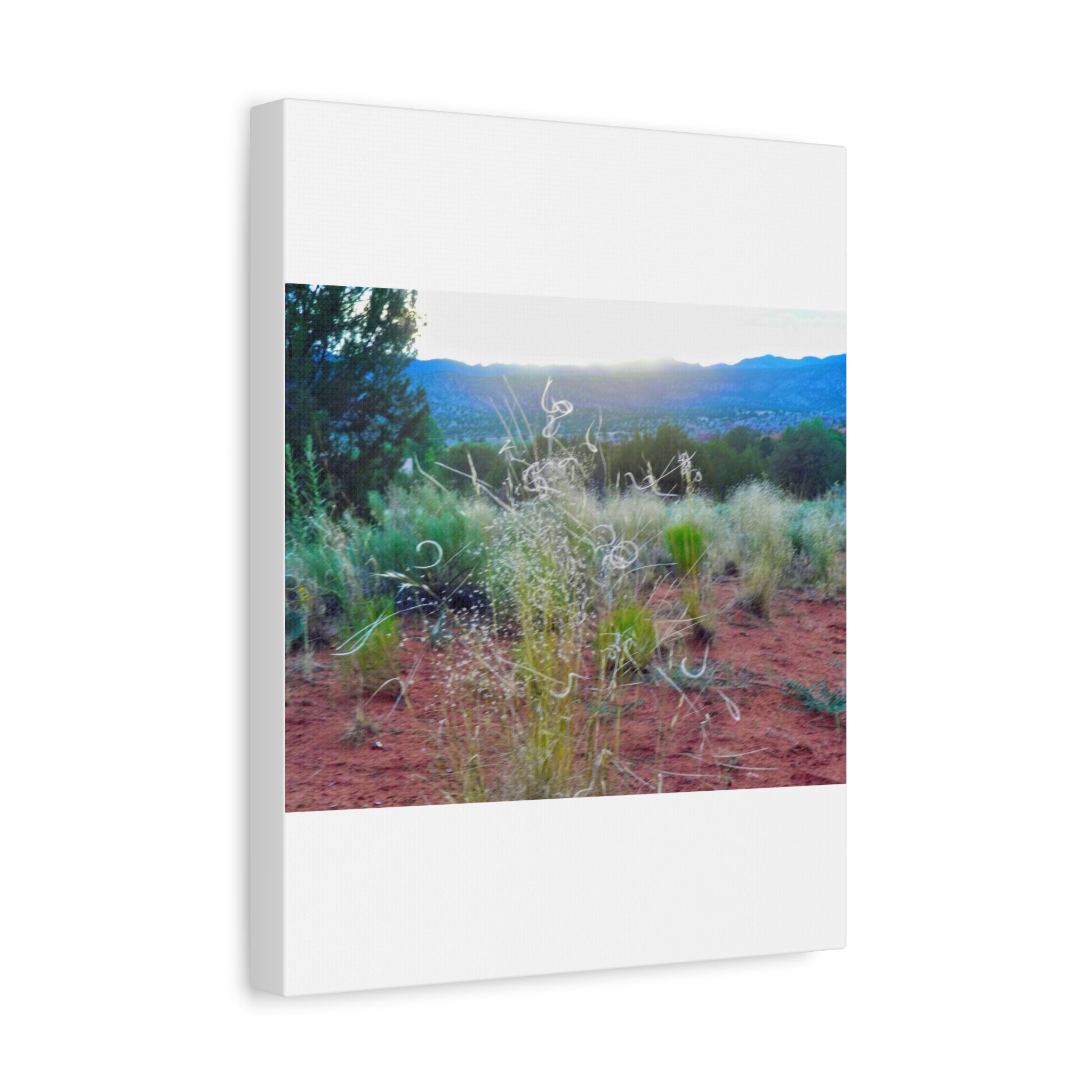 Serene Desert Landscape Canvas Print, Nature Wall Art, Home Decor, Gift for Nature Lovers, Rustic Art for Living Room, Boho Decor