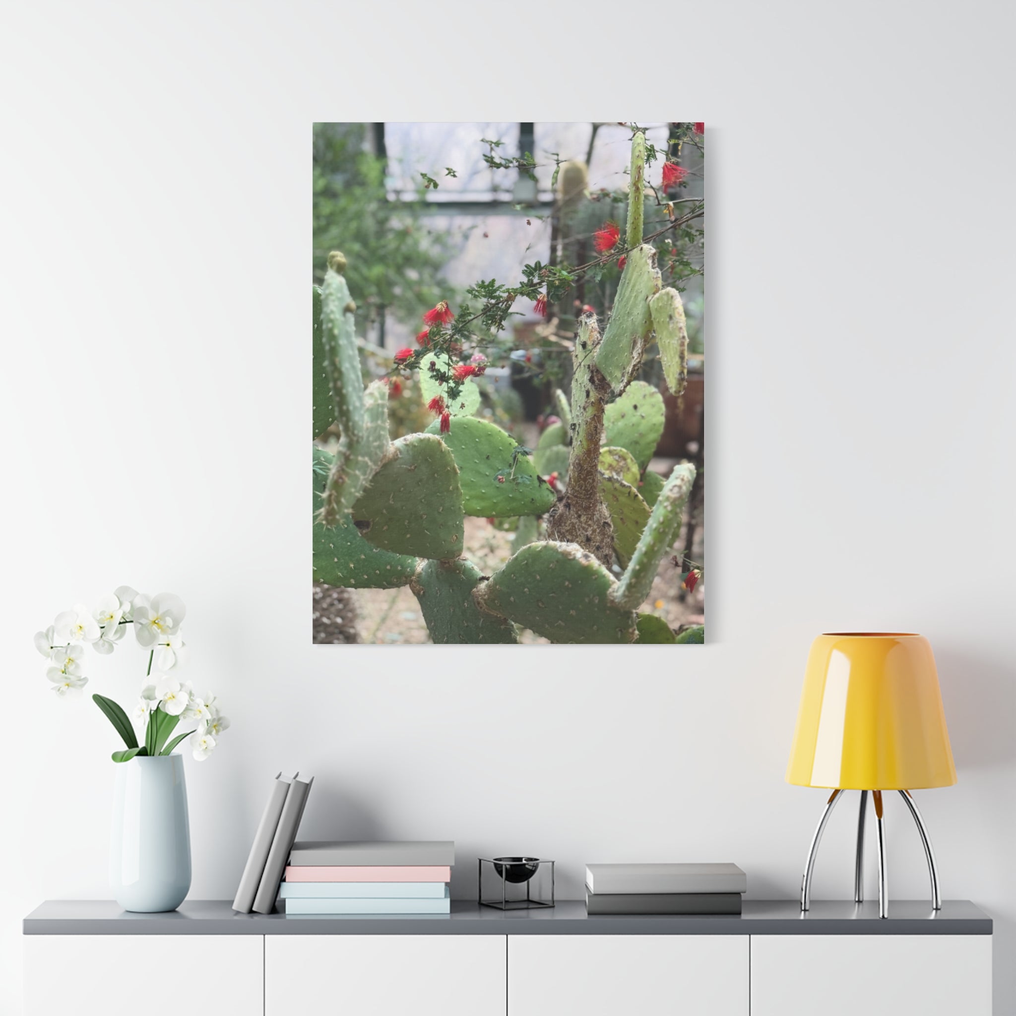 Cactus Artwork Print, Botanical Wall Decor, Succulent Canvas, Nature Lover Gift, Home Decoration