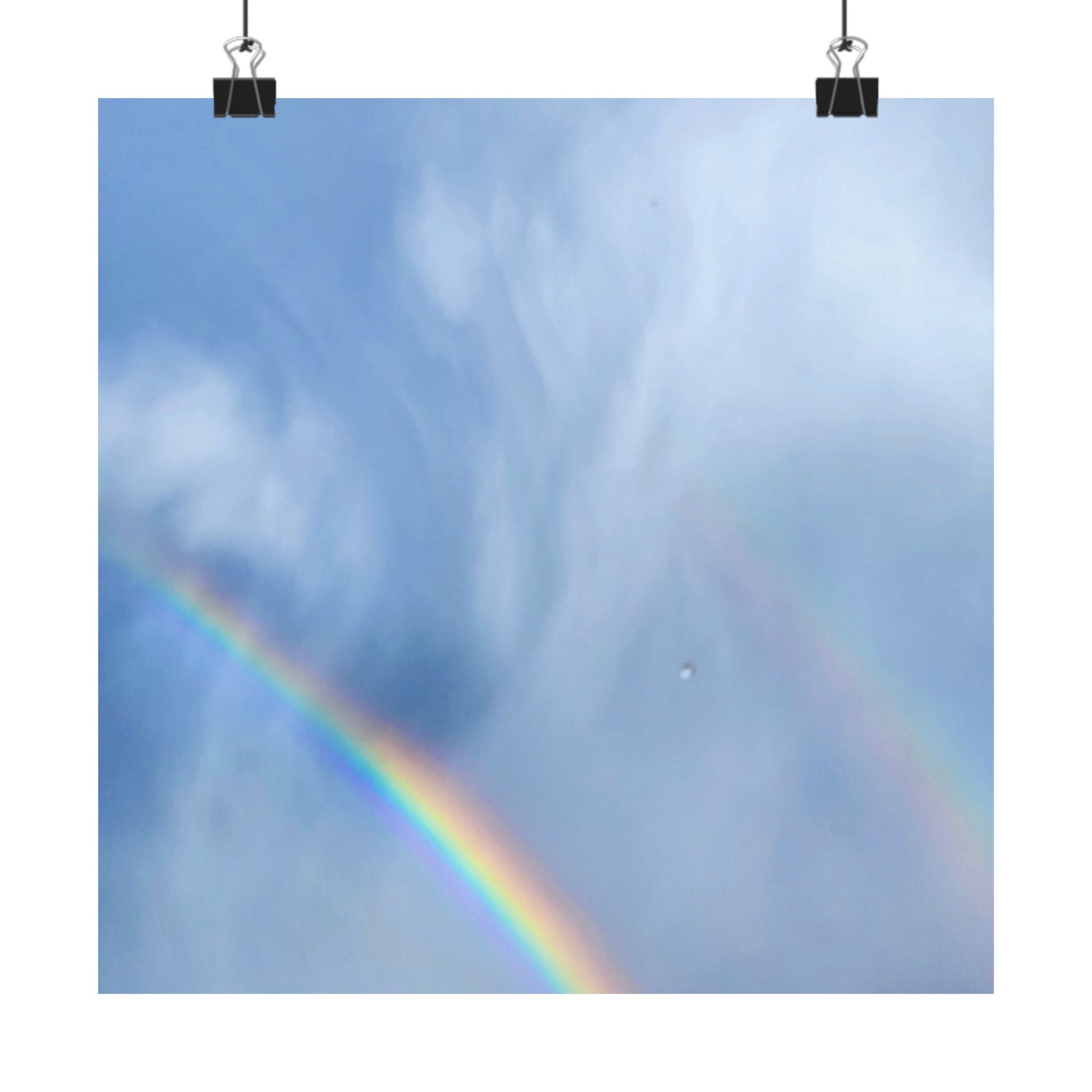 Rainbow Matte Vertical Poster - Colorful Wall Decor for Home, Office, Aesthetic Gift for Art Lovers, Birthday & Housewarming Decoration