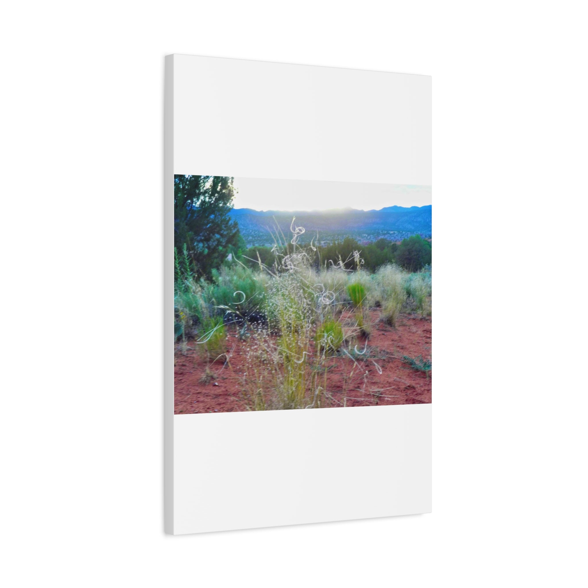 Serene Desert Landscape Canvas Print, Nature Wall Art, Home Decor, Gift for Nature Lovers, Rustic Art for Living Room, Boho Decor