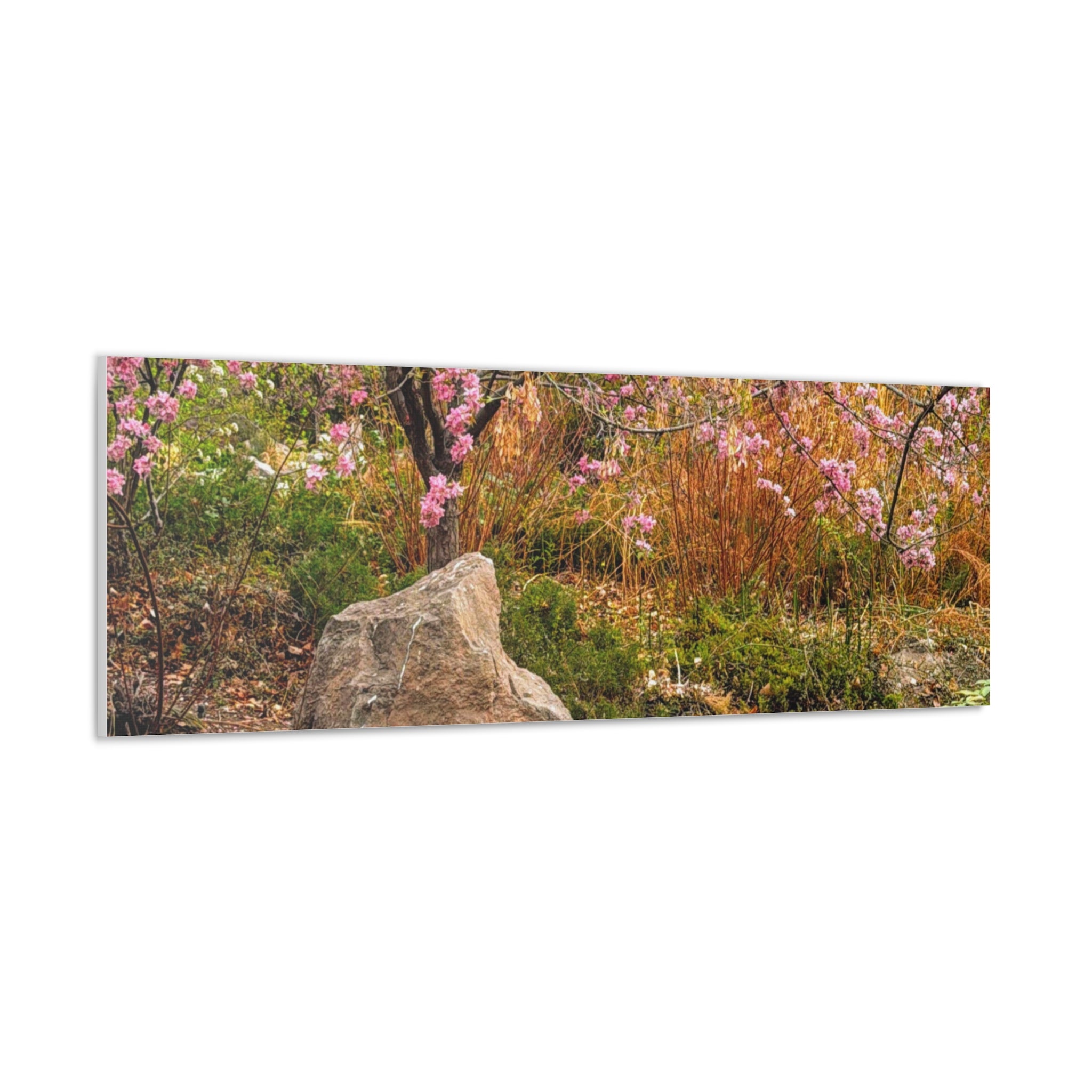 Canvas Wall Art, Pink Blossom Landscape Decor, Nature Photograph, Floral Print, Spring Home Decor, Gift for Nature Lovers