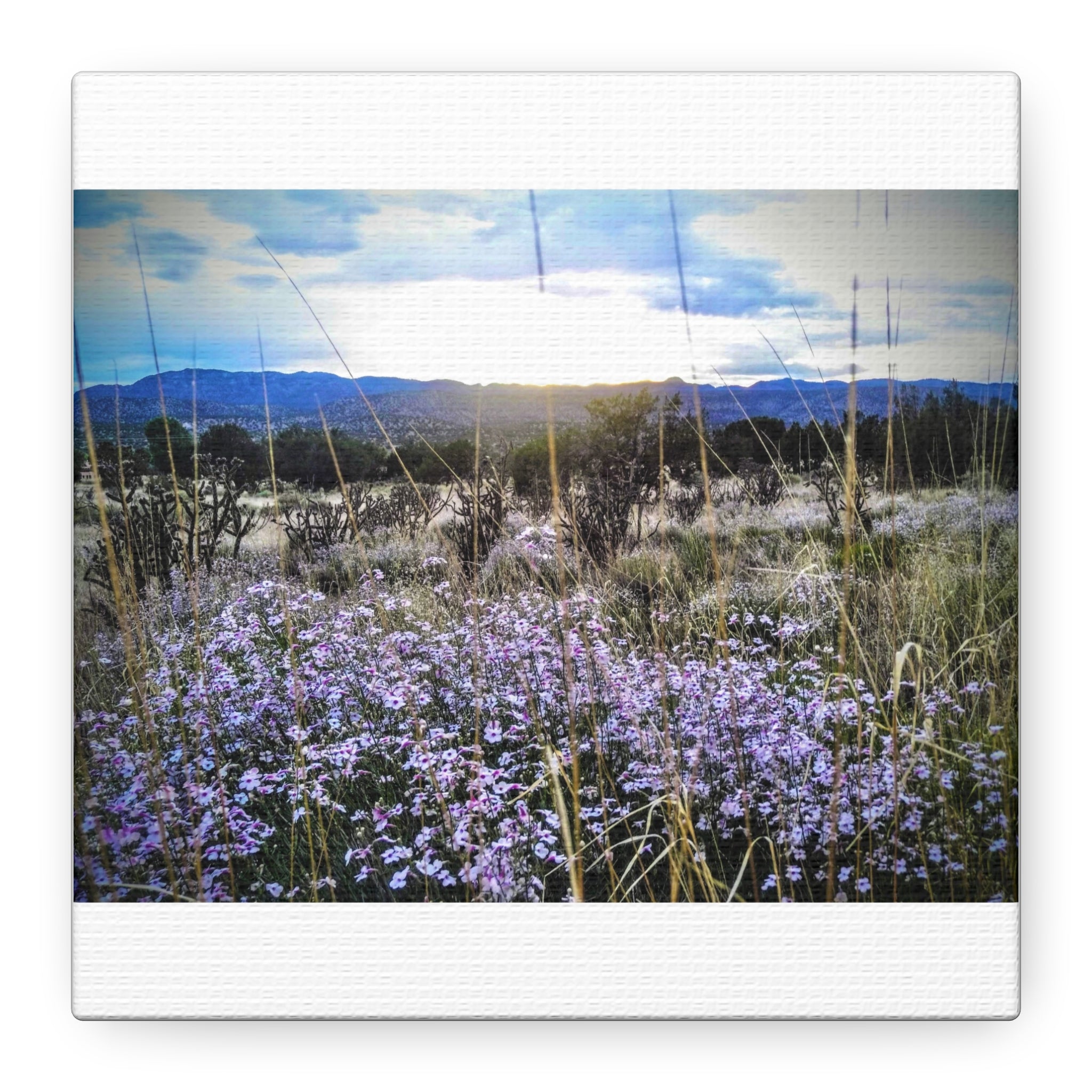 Framed Botanical Wall Art, Floral Canvas Print, Nature Decor, Home Interior Art, Gift for Garden Lovers, Beautiful Flower Landscape