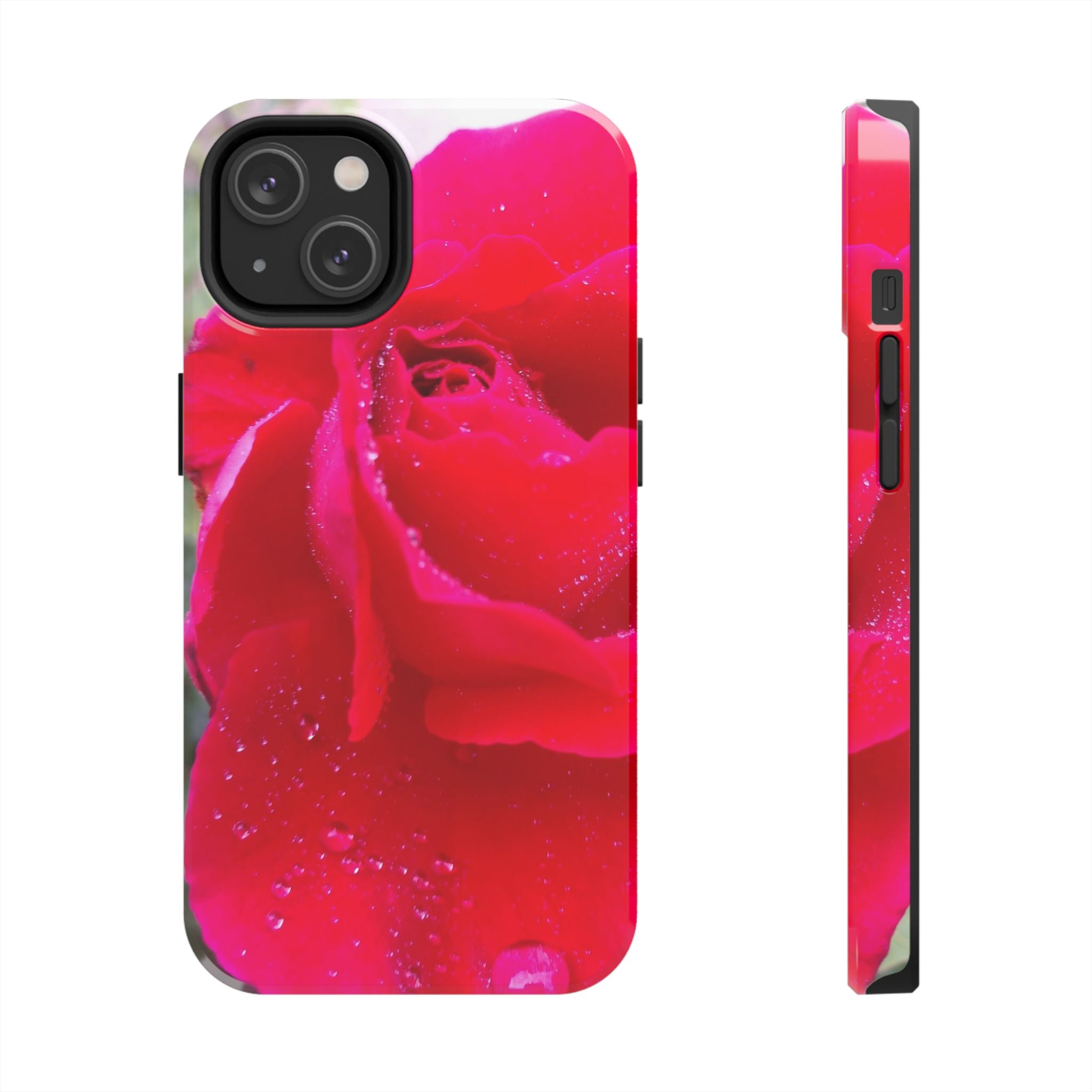 Flower Print Tough Phone Cases, Floral iPhone Case, Durable Mobile Covers, Unique Gift for Her, Birthday Present, Rose Design