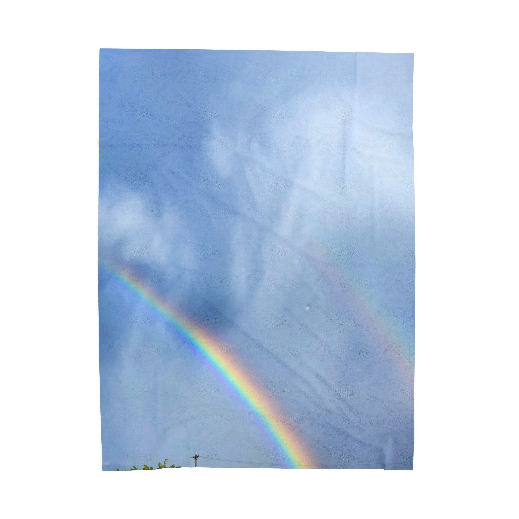 Cozy Velveteen Plush Blanket | Soft Rainbow Throw, Perfect for Home Decor, Gifts, Cozy Evenings & Snuggly Celebrations