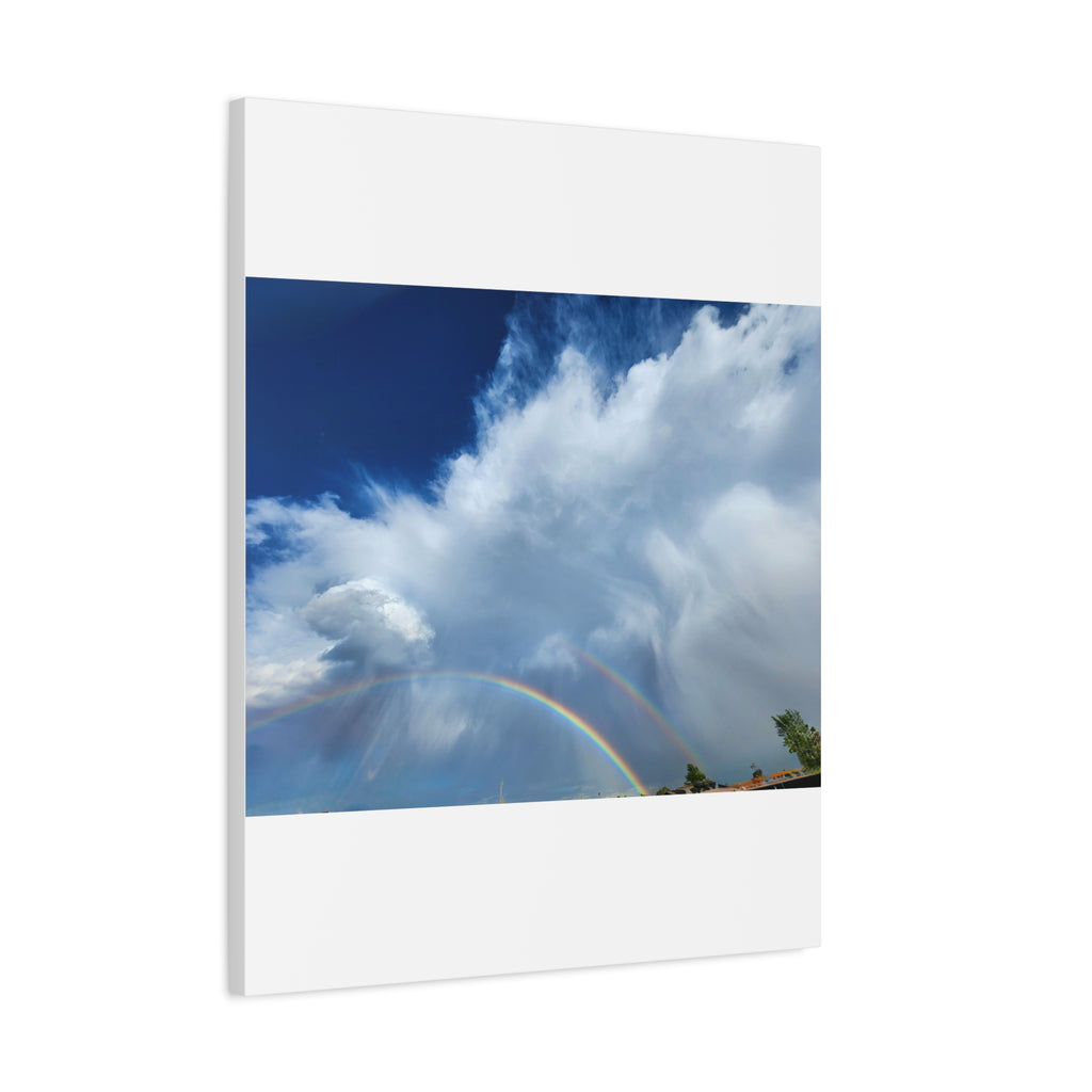 Rainbow Cloud Art Canvas Print, Stretched Wall Decor, Home/Office Art, Gift for Nature Lovers, Gallery Wall Accent
