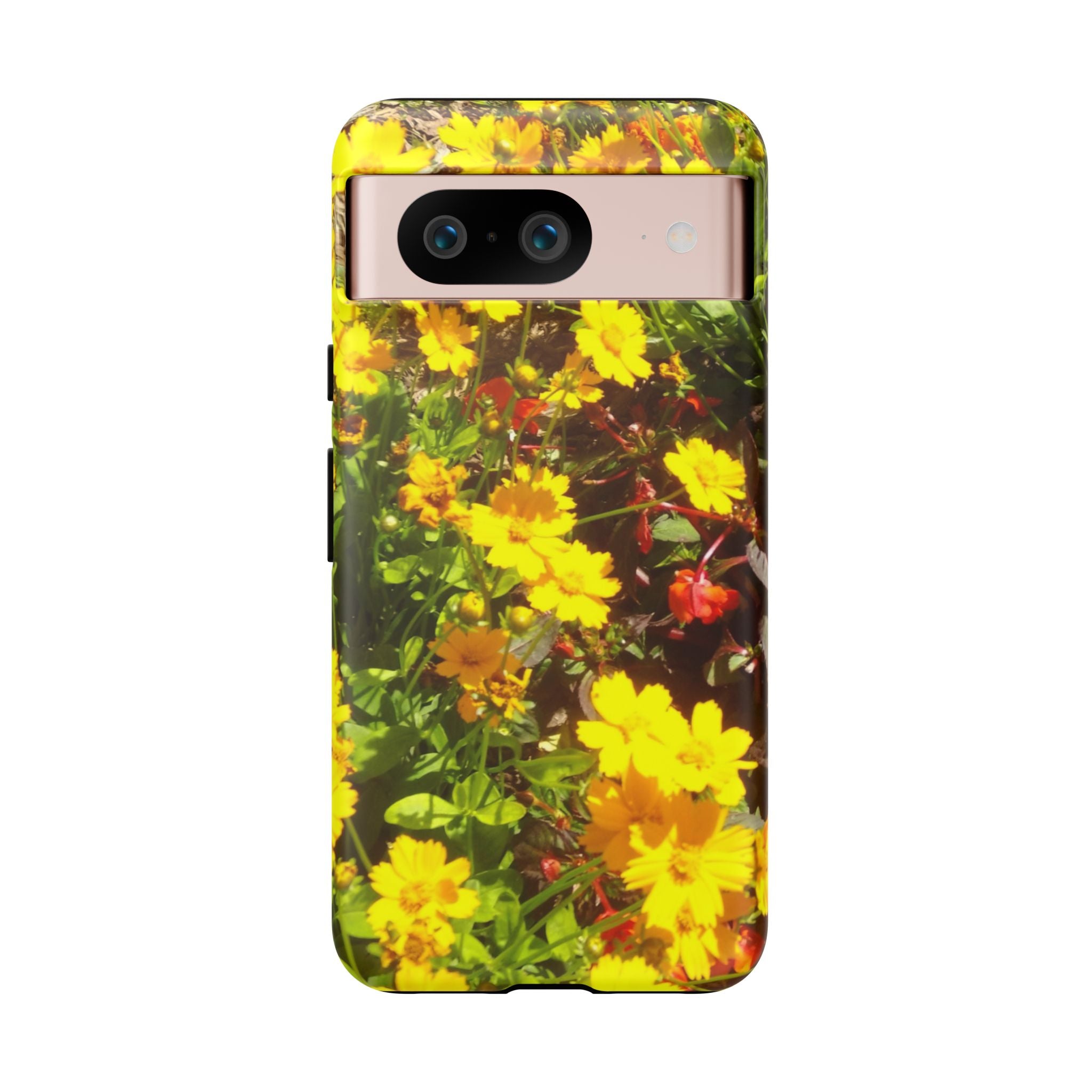 Floral Phone Case - Tough Cases with Vibrant Yellow Flowers, Protective Floral Cover, Spring Decor, Gift Idea for Nature Lovers, [...]