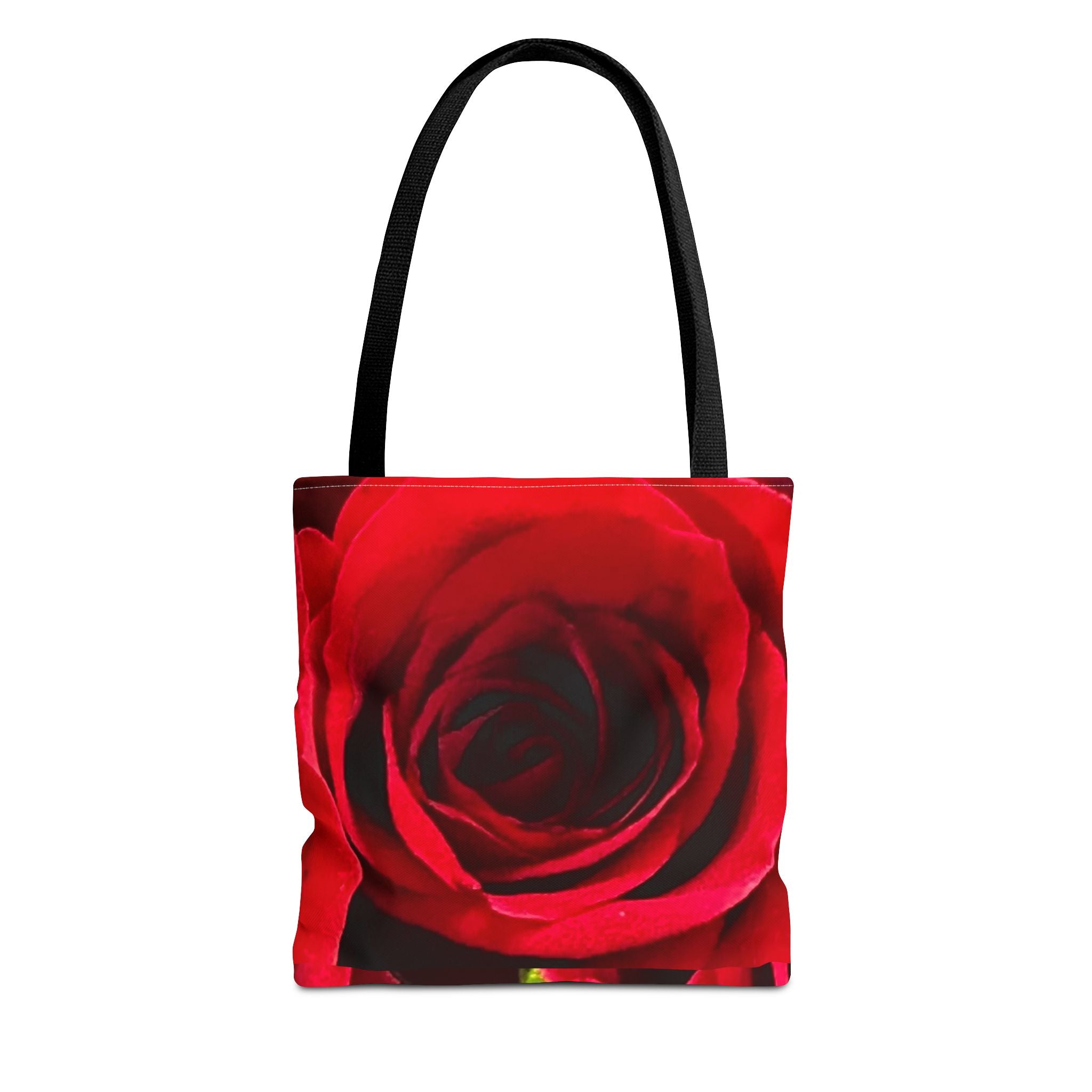 Romantic Floral Tote Bag, Stylish Grocery Bag, Perfect Gift for Mothers Day, Beach Tote, Everyday Use, AOP Red Rose Design