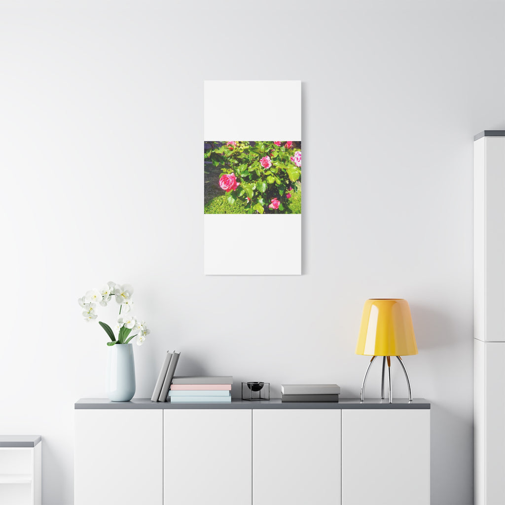 Floral Canvas Wall Art, Pink Rose Decor, Home Gallery Piece, Flower Photography, Garden Wall Decor, Floral Print