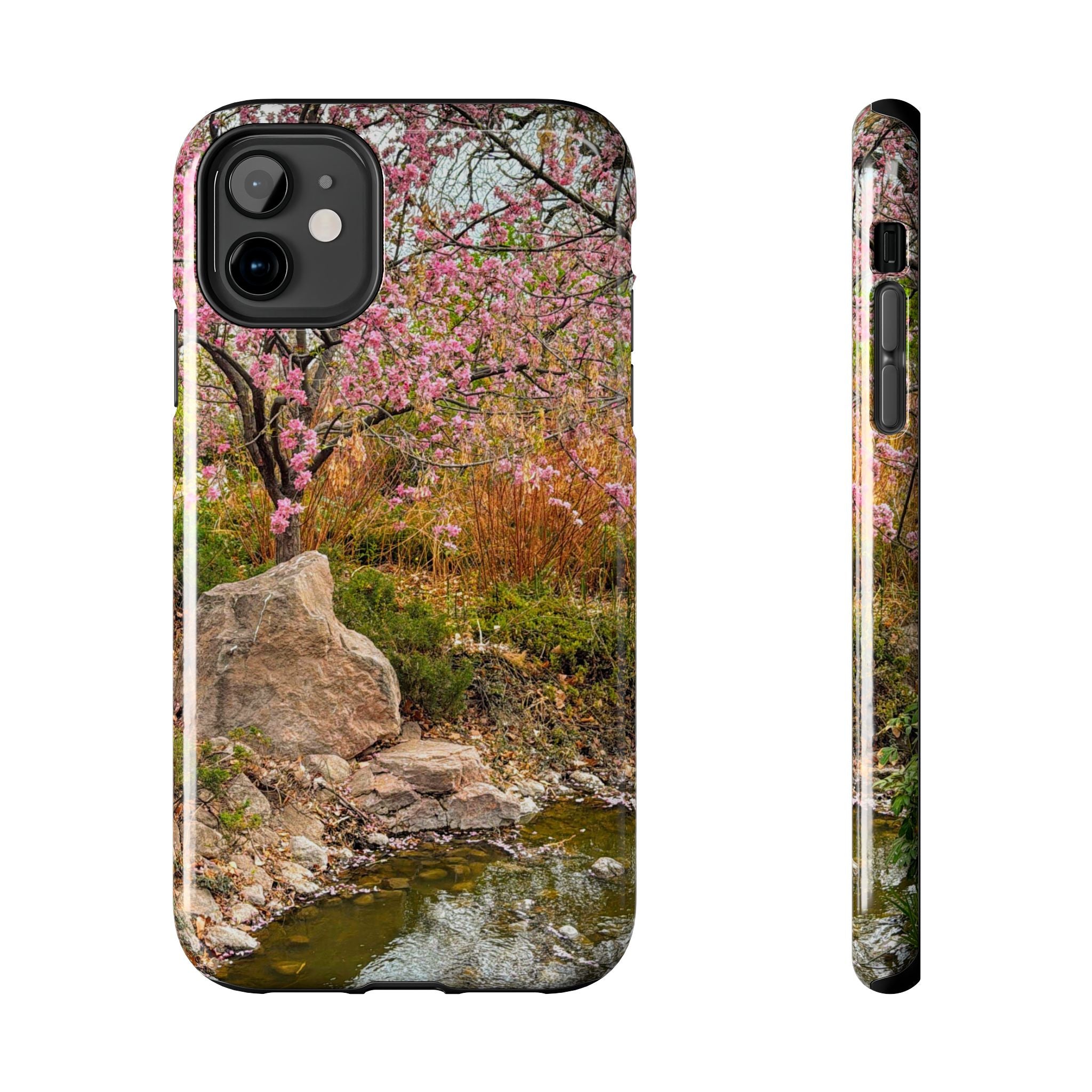 Cherry Blossom Tough Phone Cases - Nature Lover Gift, Floral Phone Accessories, Spring Decor, Custom Cases, Outdoor Adventure