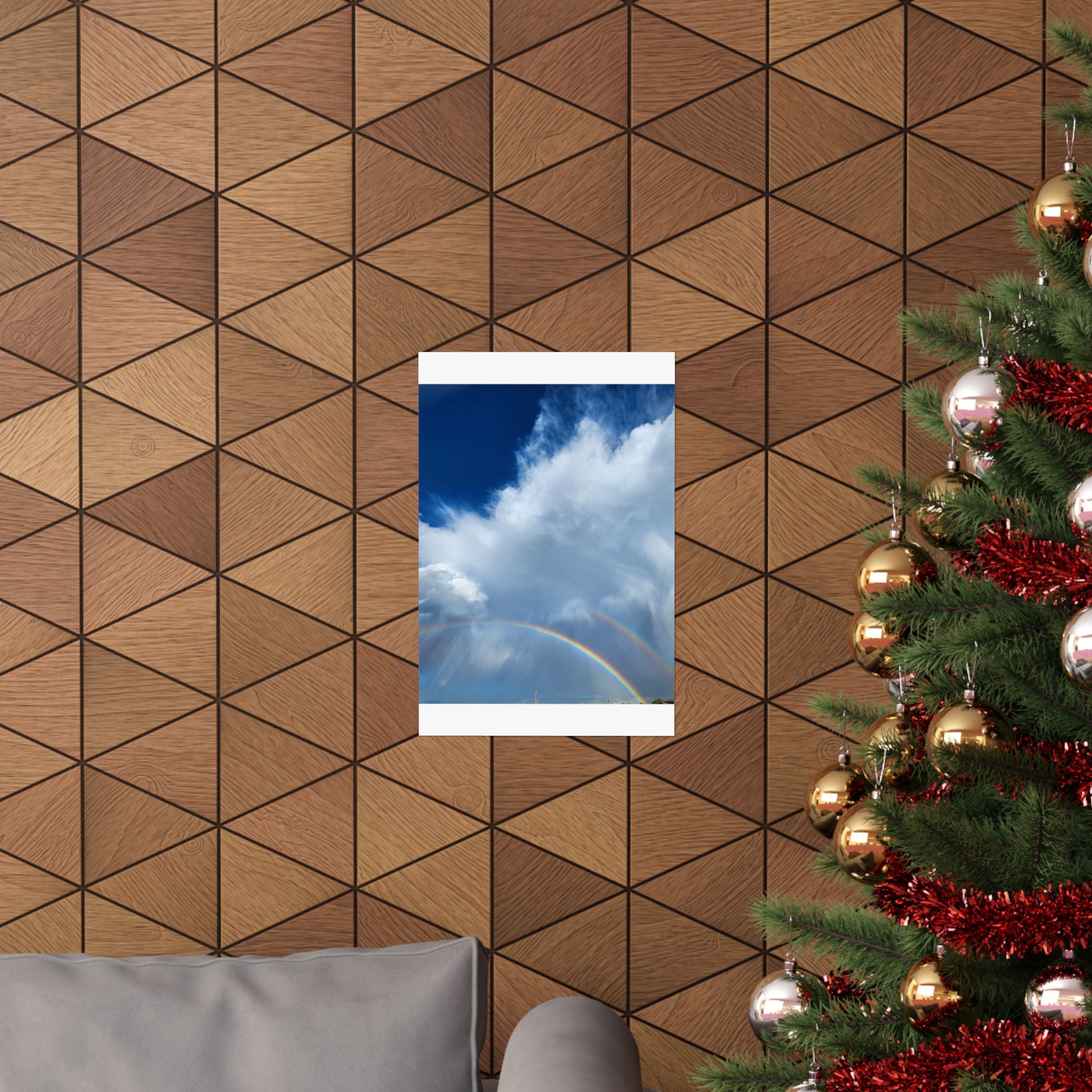 Rainbow Sky Matte Vertical Poster | Inspirational Wall Art, Home Decor, Gift for Nature Lovers, Office Decoration, Unique Artwork