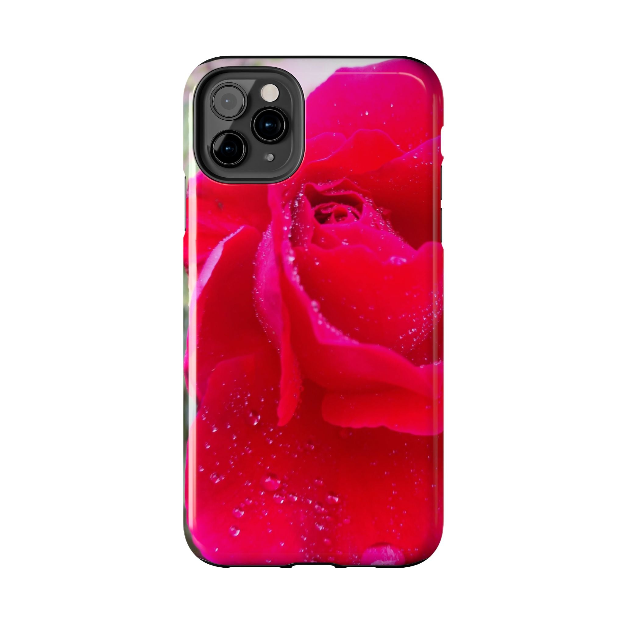 Flower Print Tough Phone Cases, Floral iPhone Case, Durable Mobile Covers, Unique Gift for Her, Birthday Present, Rose Design