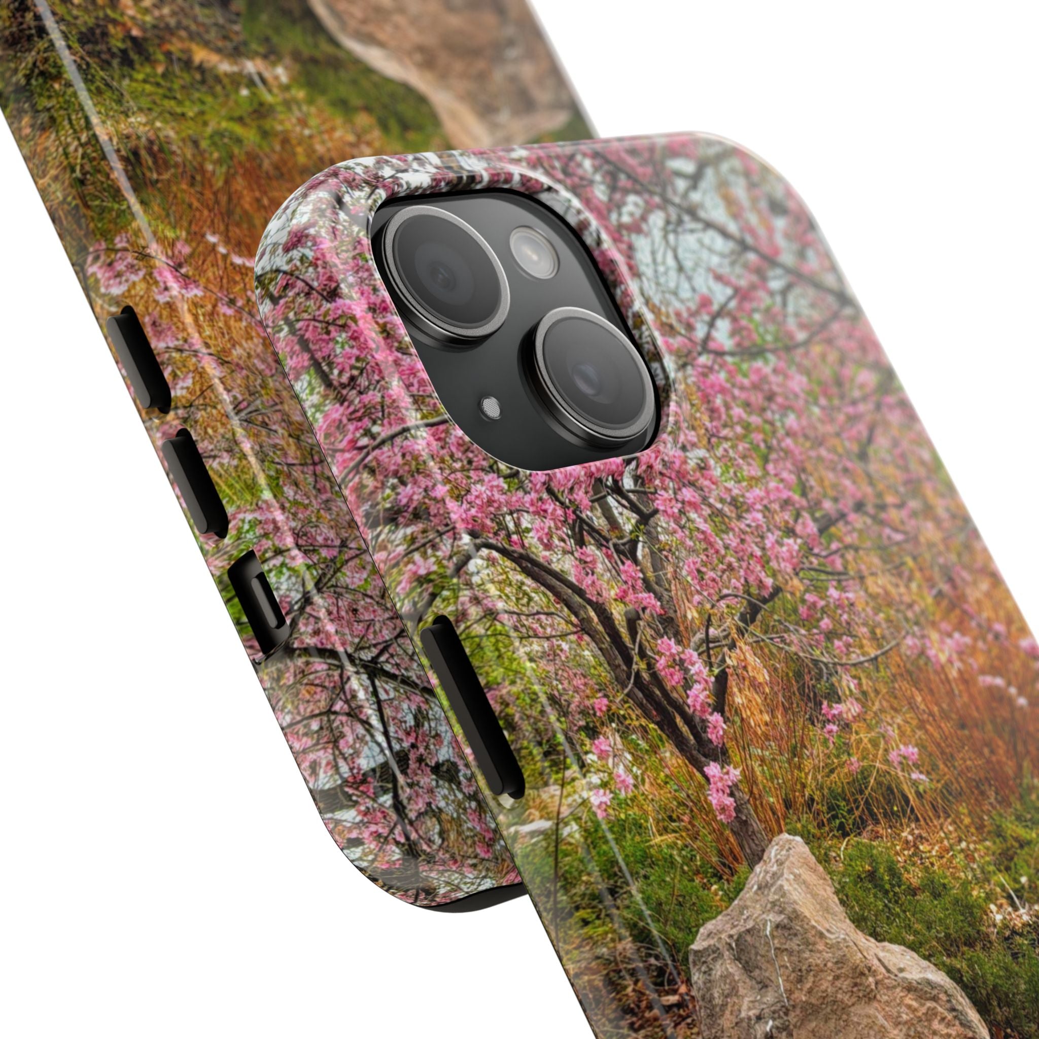 Cherry Blossom Tough Phone Cases - Nature Lover Gift, Floral Phone Accessories, Spring Decor, Custom Cases, Outdoor Adventure