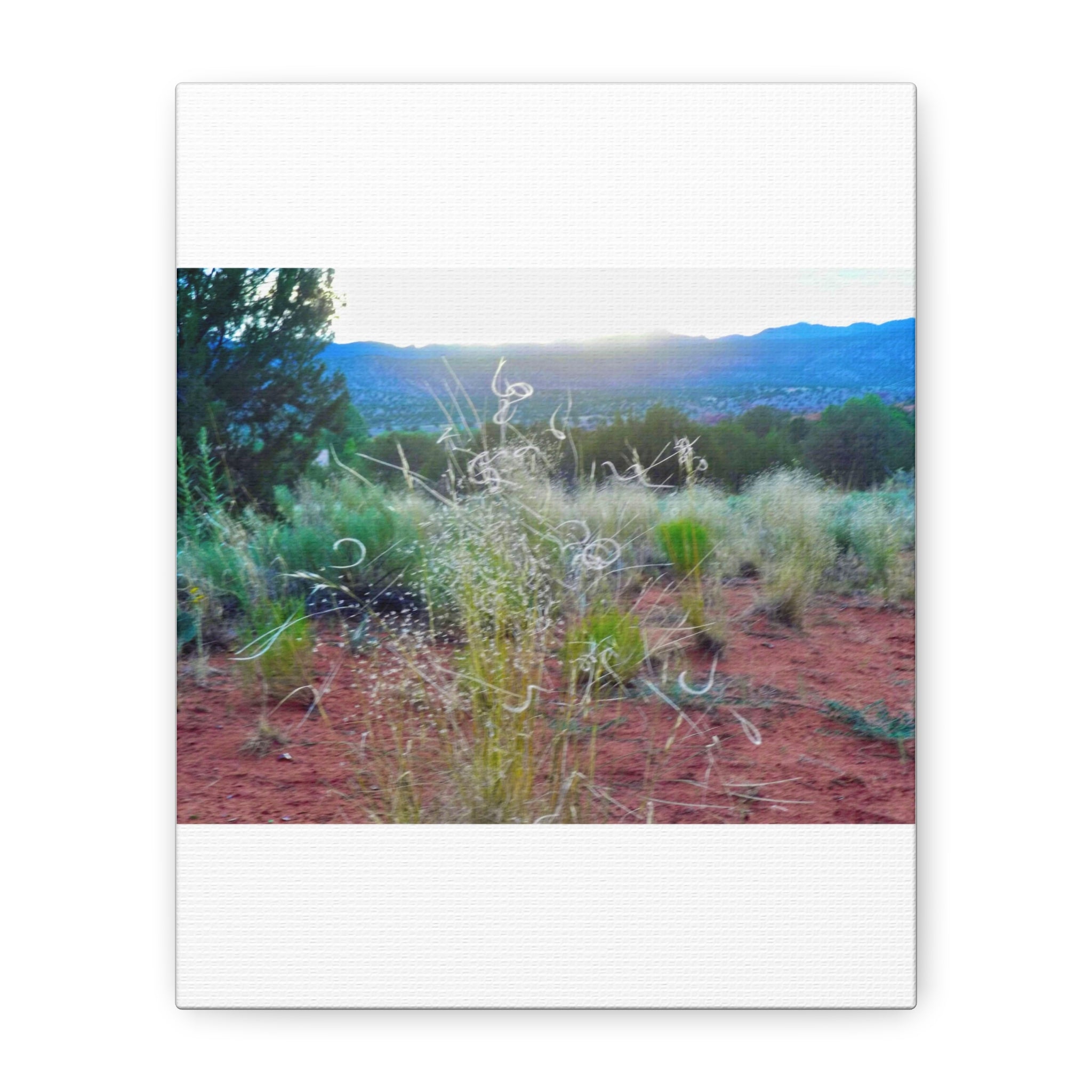 Serene Desert Landscape Canvas Print, Nature Wall Art, Home Decor, Gift for Nature Lovers, Rustic Art for Living Room, Boho Decor
