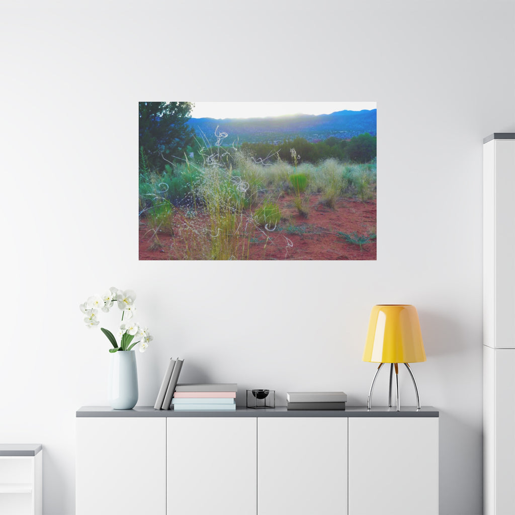 Stretched Canvas Art Print, Nature Wall Decor, Boho Home Decor, Rustic Landscape Art, Gift for Nature Lovers