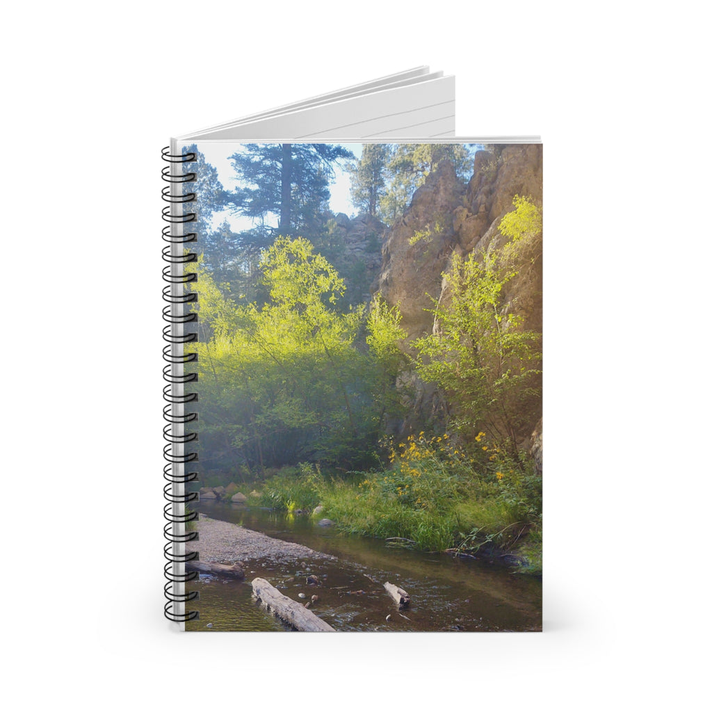 Nature-Inspired Spiral Notebook, Outdoor Journal, Eco-Friendly Note Pad, Hiking Gifts, Creative Writing Notebook