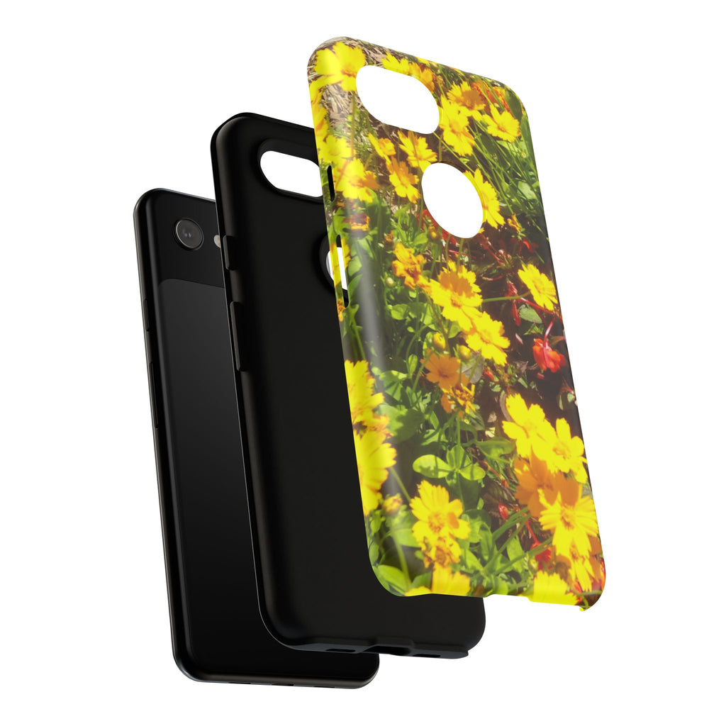 Floral Phone Case - Tough Cases with Vibrant Yellow Flowers, Protective Floral Cover, Spring Decor, Gift Idea for Nature Lovers, [...]