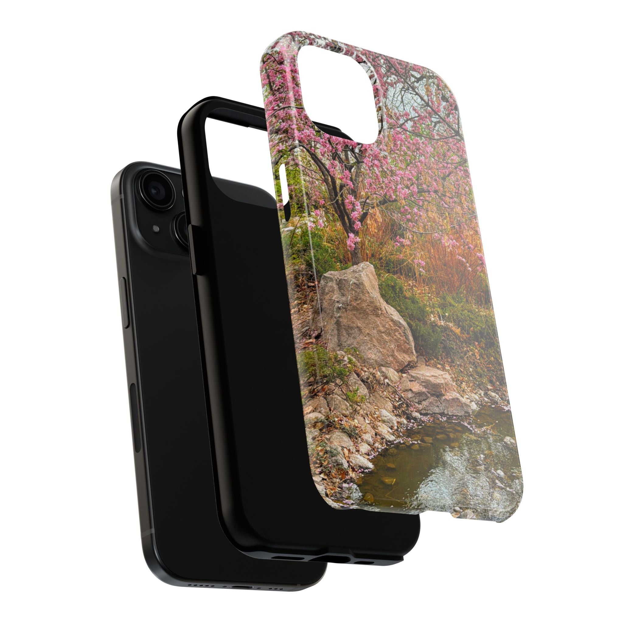 Cherry Blossom Tough Phone Cases - Nature Lover Gift, Floral Phone Accessories, Spring Decor, Custom Cases, Outdoor Adventure