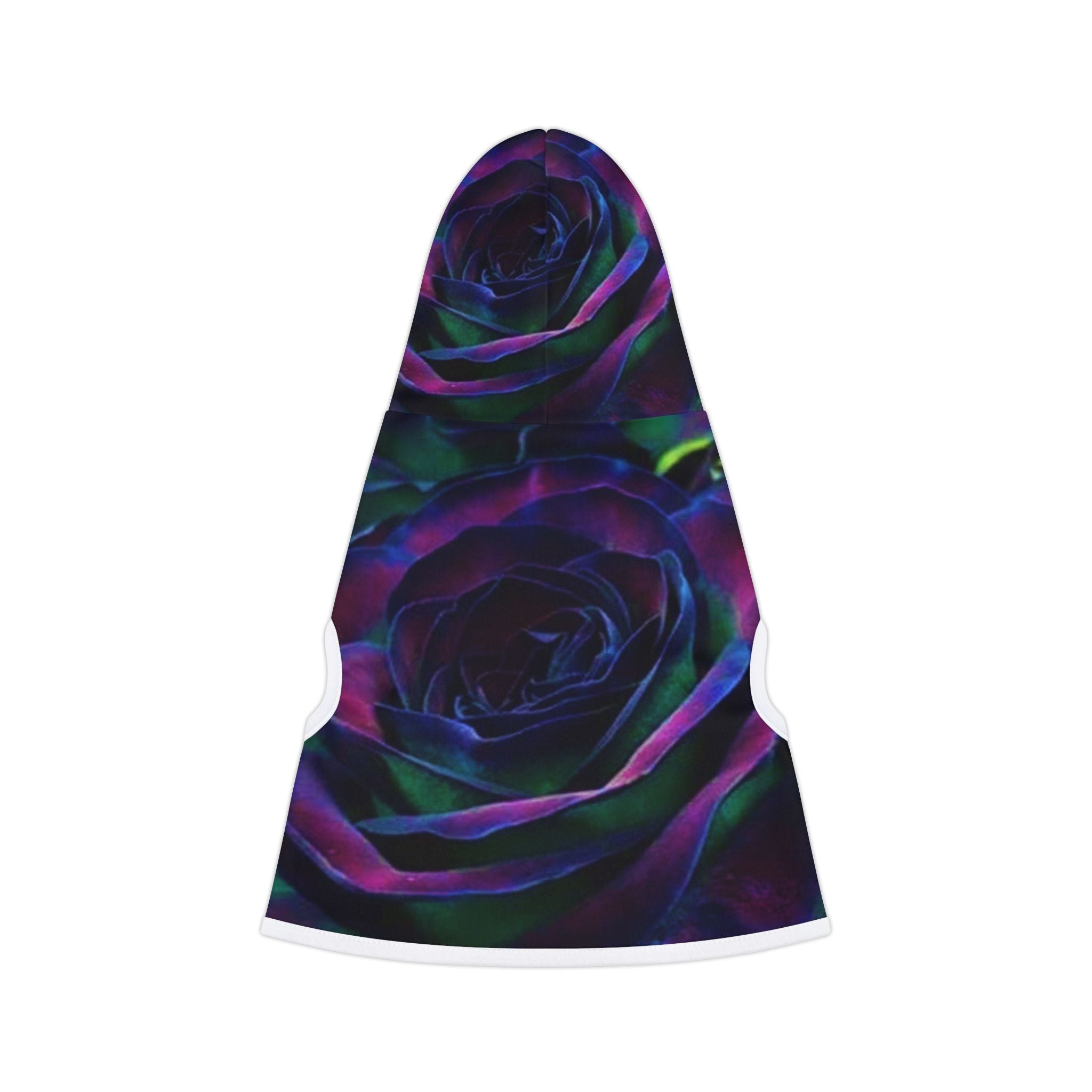 Vibrant Floral Pet Hoodie, Dog Sweater, Cute Pet Apparel, Stylish Puppy Outfit, Cozy Cat Clothes, Flower Design Hoodie