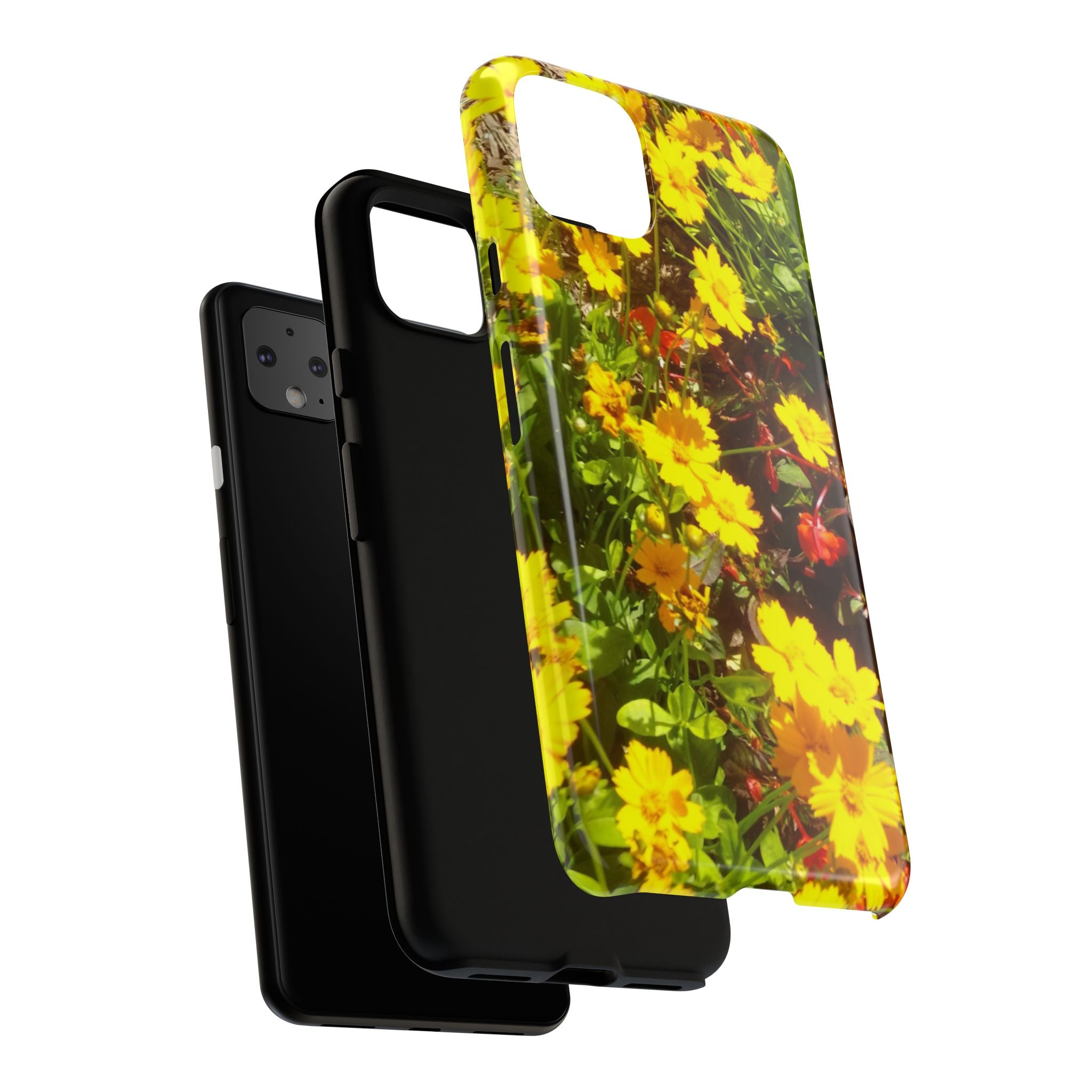 Floral Phone Case - Tough Cases with Vibrant Yellow Flowers, Protective Floral Cover, Spring Decor, Gift Idea for Nature Lovers, [...]