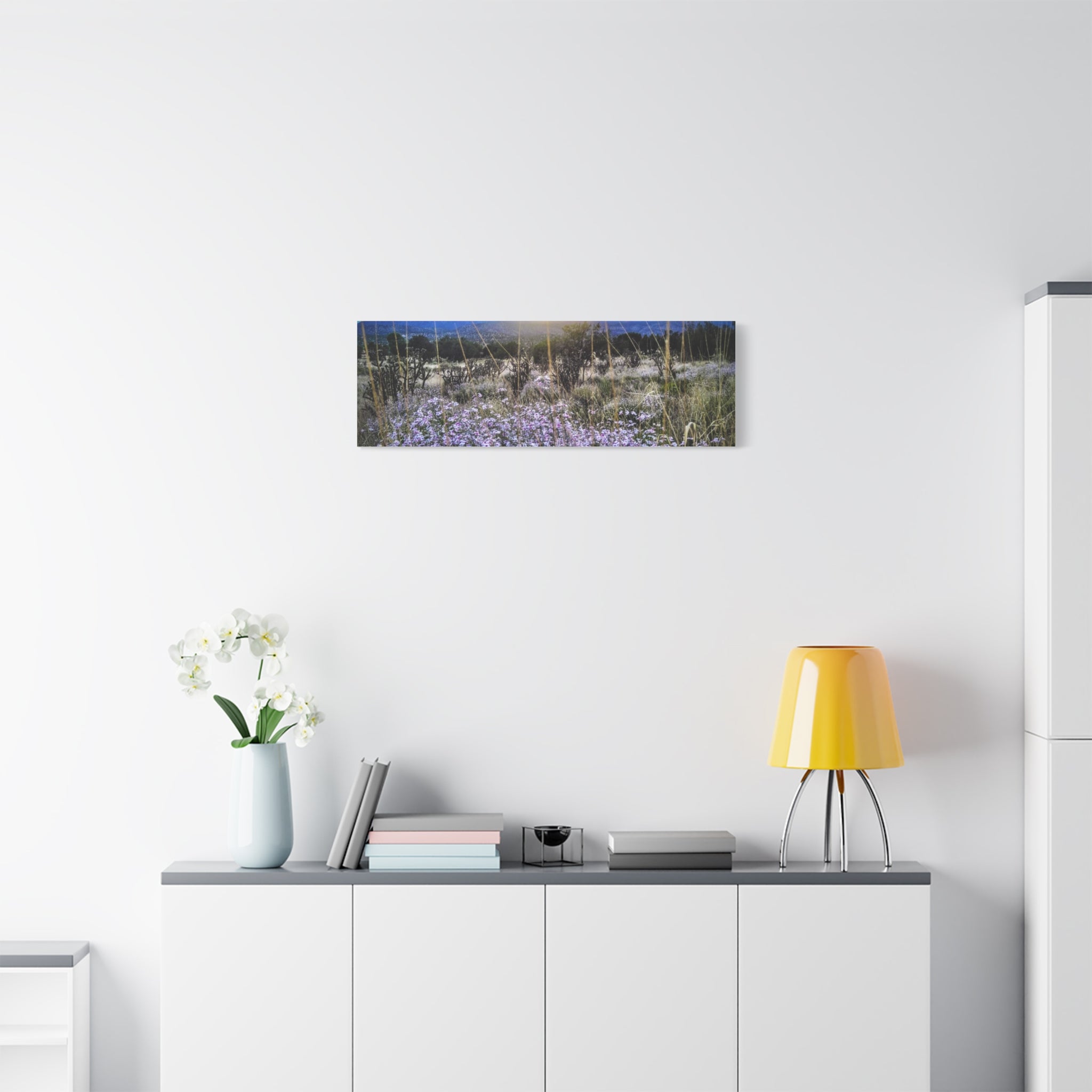 Framed Botanical Wall Art, Floral Canvas Print, Nature Decor, Home Interior Art, Gift for Garden Lovers, Beautiful Flower Landscape