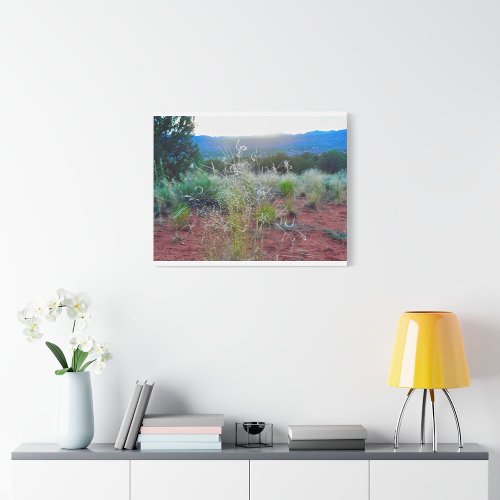 Serene Desert Landscape Canvas Print, Nature Wall Art, Home Decor, Gift for Nature Lovers, Rustic Art for Living Room, Boho Decor