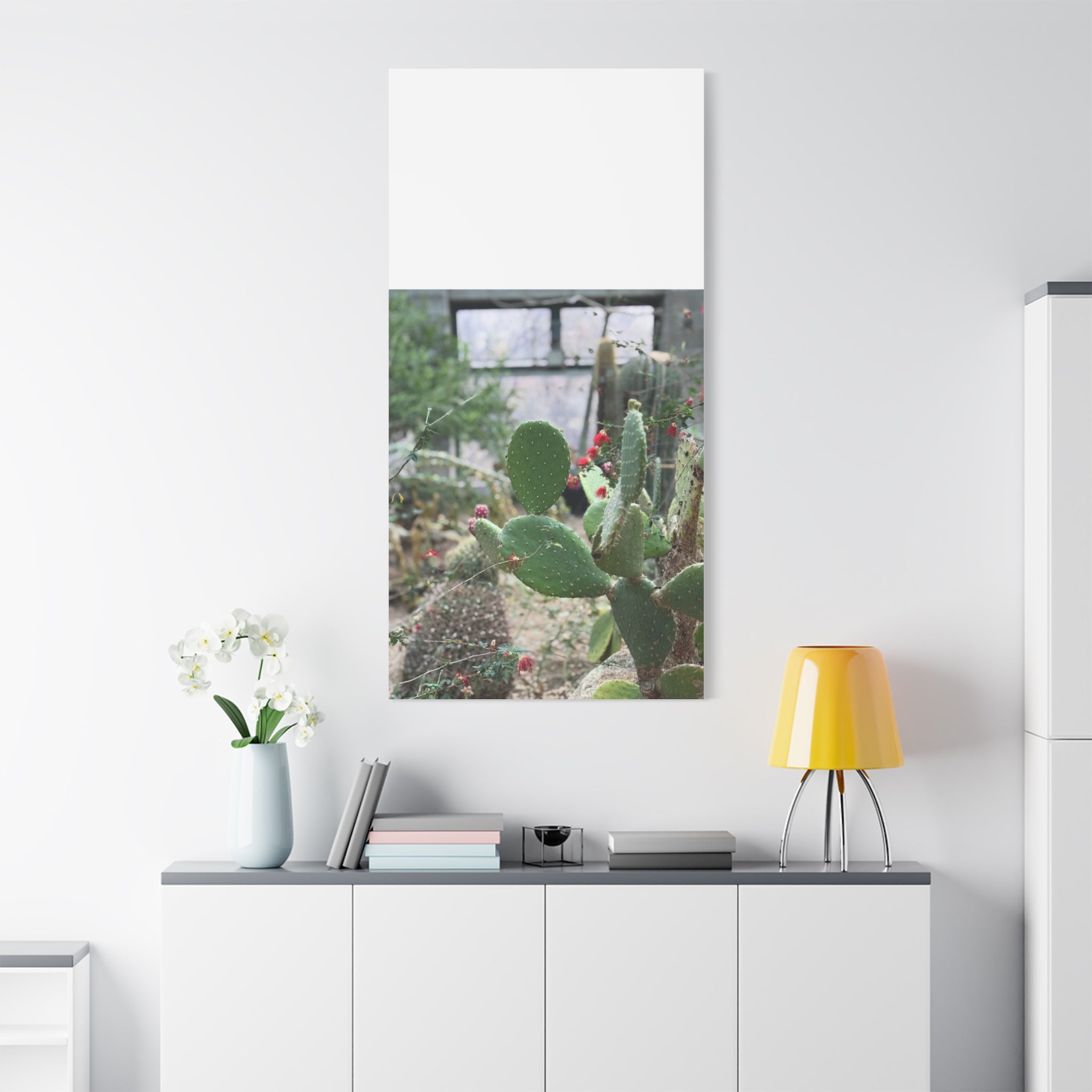 Cactus Matte Canvas Wall Art, Nature Decor, Southwestern Room Design, Green Plant Prints, Home and Office Wall Decor