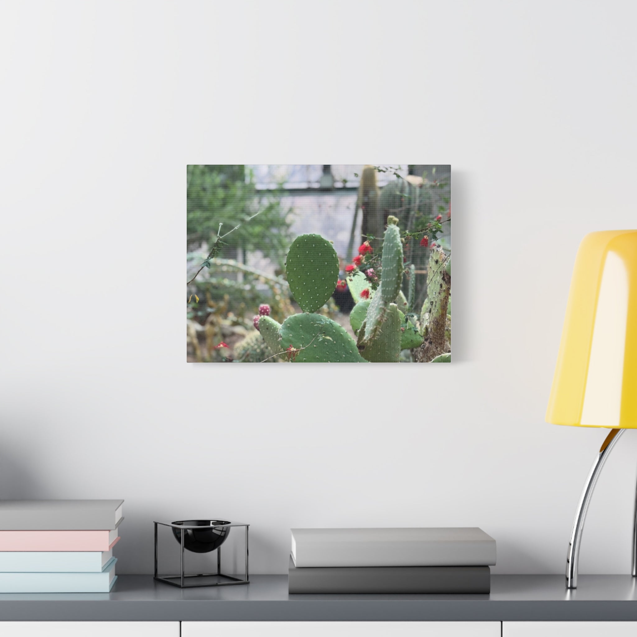 Cactus Matte Canvas Wall Art, Nature Decor, Southwestern Room Design, Green Plant Prints, Home and Office Wall Decor