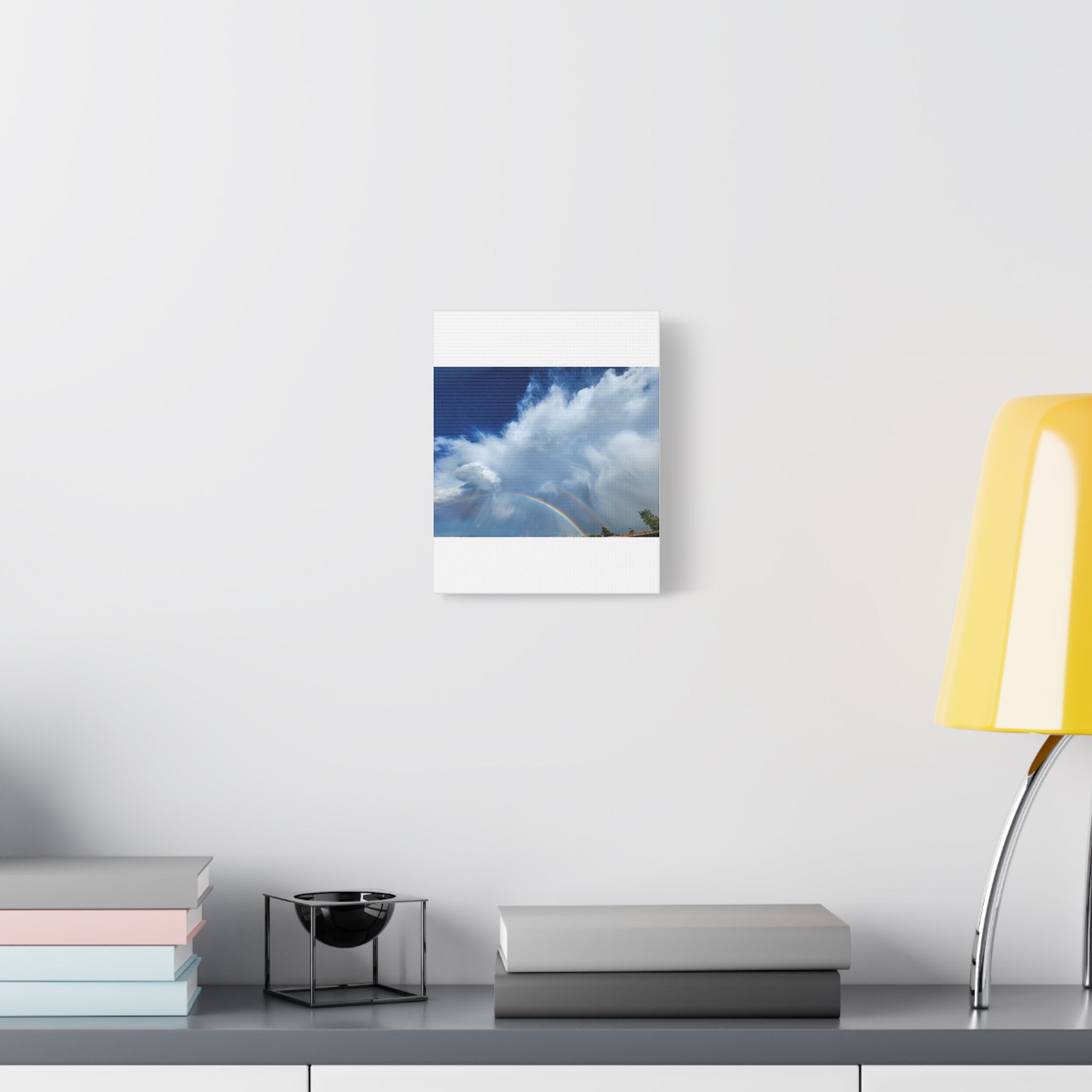 Rainbow Cloud Art Canvas Print, Stretched Wall Decor, Home/Office Art, Gift for Nature Lovers, Gallery Wall Accent