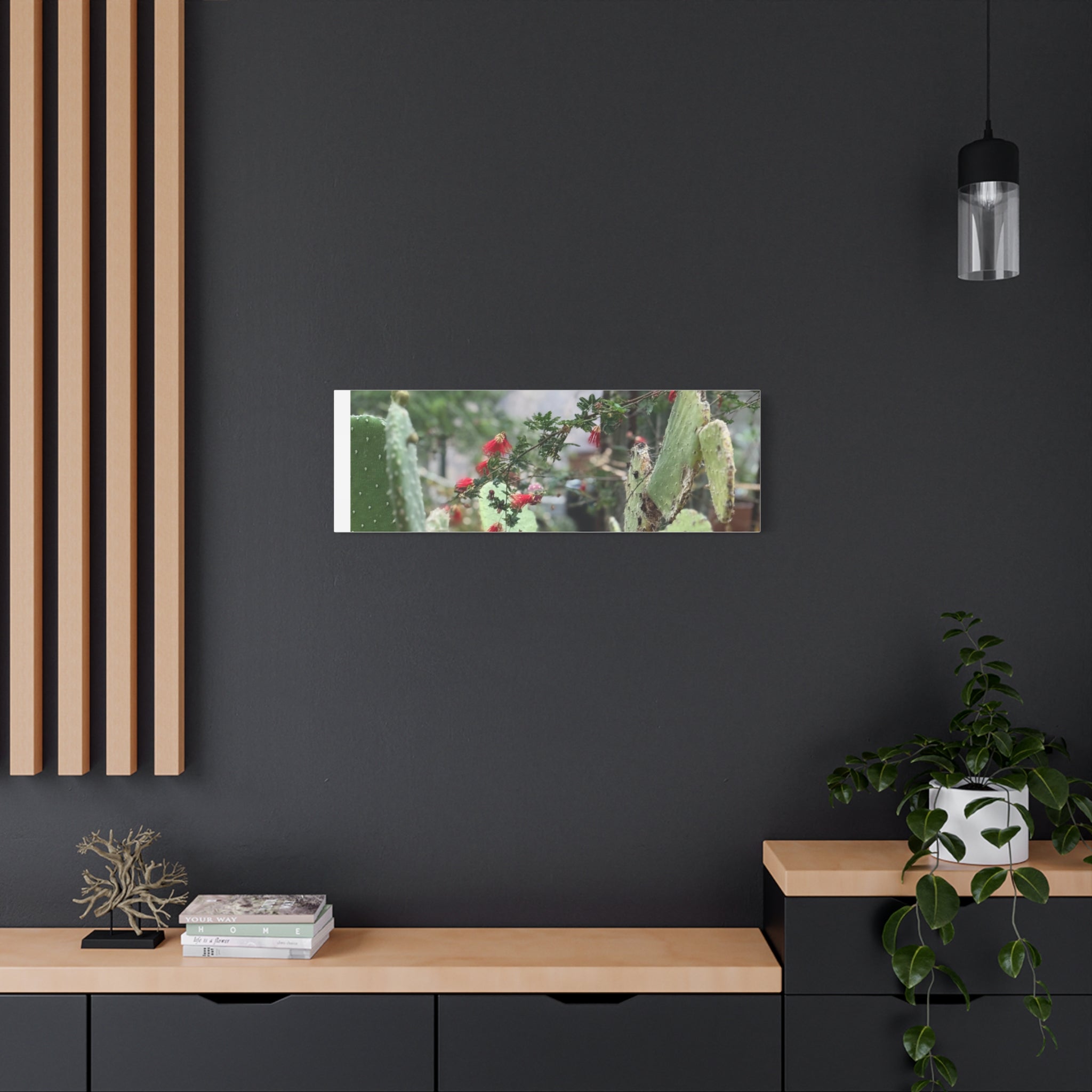 Cactus Wall Art Print, Nature Home Decor, Bohemian Style Artwork, Botanical Gift, Succulent Canvas