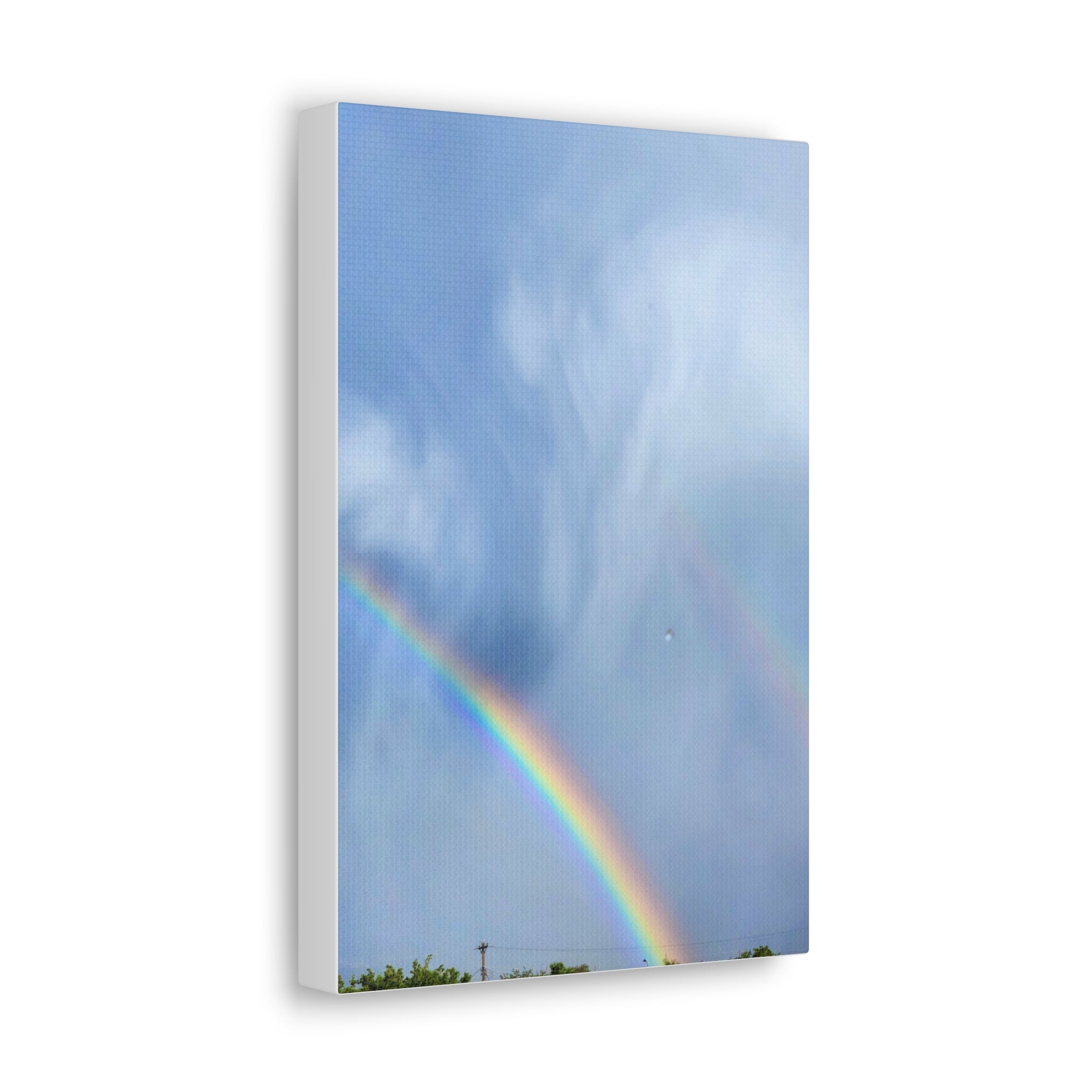 Rainbow Canvas Print, Colorful Wall Art, Home Decor, Nature Inspired Art, Gift for Her, Living Room Decoration