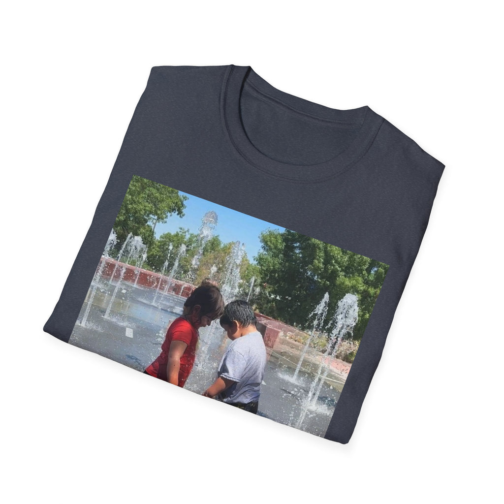 Cherished Moments Unisex Softstyle T-Shirt, Family Reunion Shirt, Personalized Gift, Summer Fun Tee, Kids Photography Tee