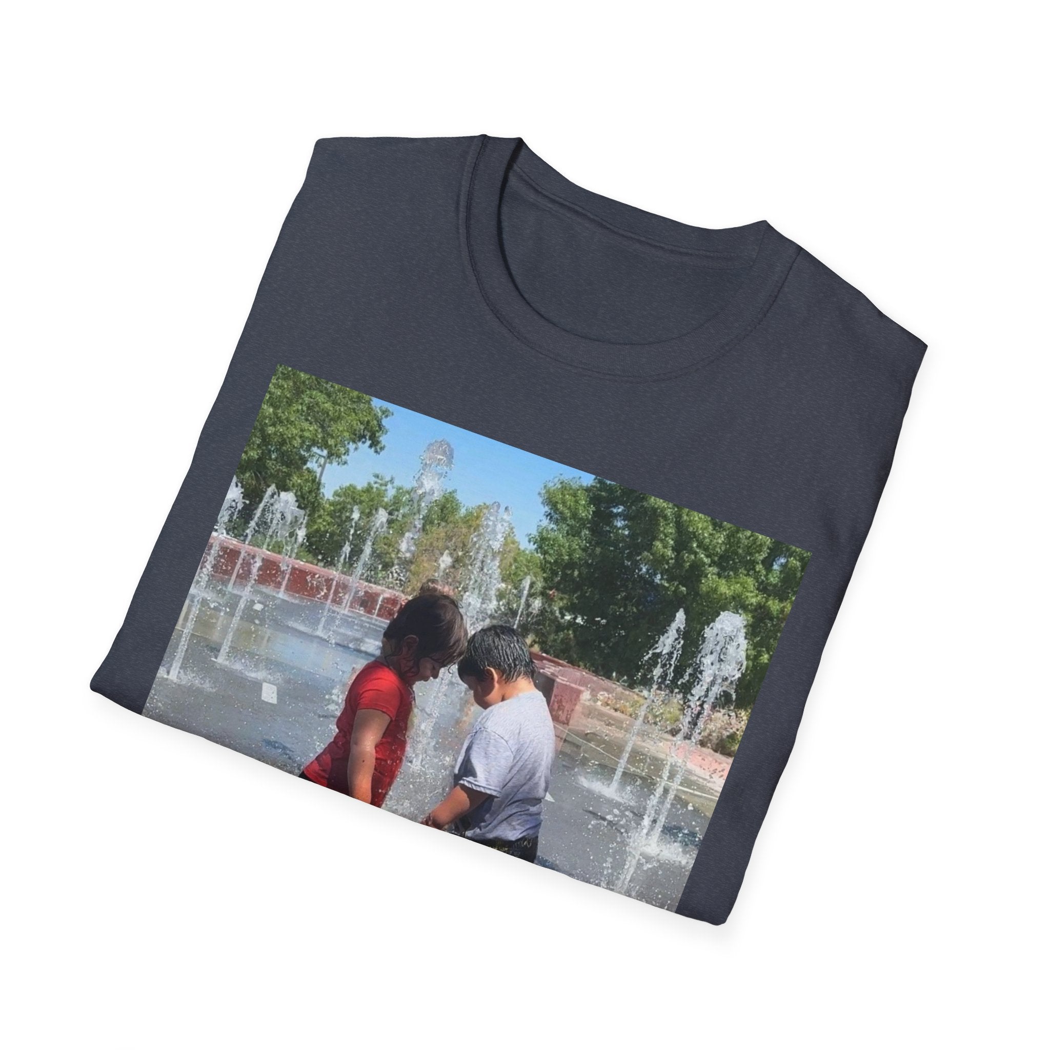 Cherished Moments Unisex Softstyle T-Shirt, Family Reunion Shirt, Personalized Gift, Summer Fun Tee, Kids Photography Tee