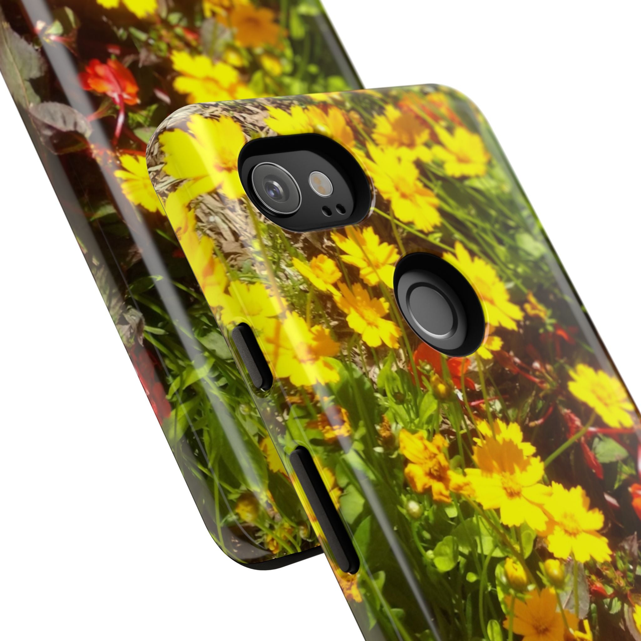 Floral Phone Case - Tough Cases with Vibrant Yellow Flowers, Protective Floral Cover, Spring Decor, Gift Idea for Nature Lovers, [...]