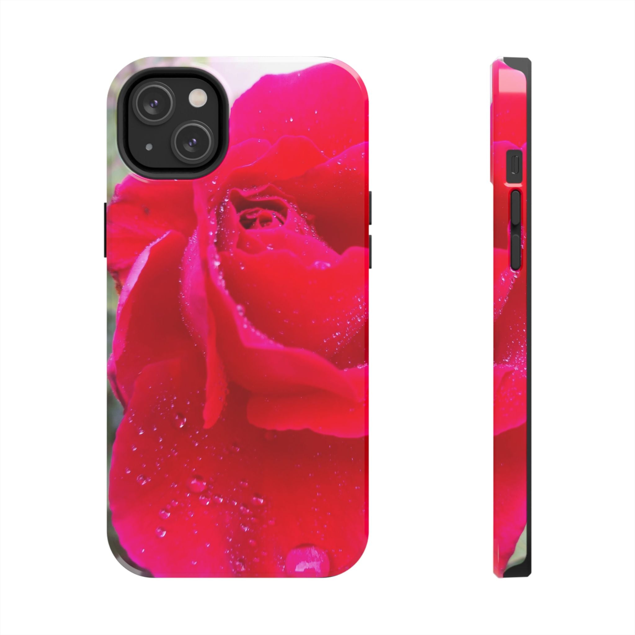 Flower Print Tough Phone Cases, Floral iPhone Case, Durable Mobile Covers, Unique Gift for Her, Birthday Present, Rose Design