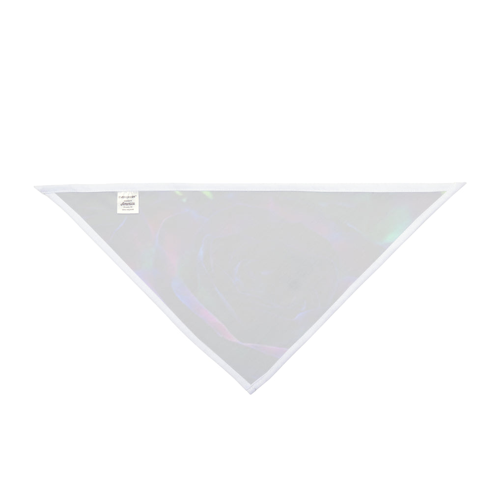 Glamorous Pet Bandana with Vibrant Rose Design, Stylish Puppy Accessory for Weddings, Parties, Photo Shoots, Gift for Pet Lovers