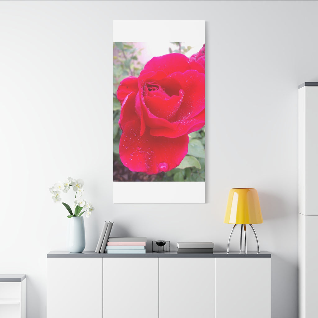 Stunning Floral Canvas Print, Home Decor, Wall Art, Gift for Flower Lovers, Red Rose Art, Mother's Day Gift