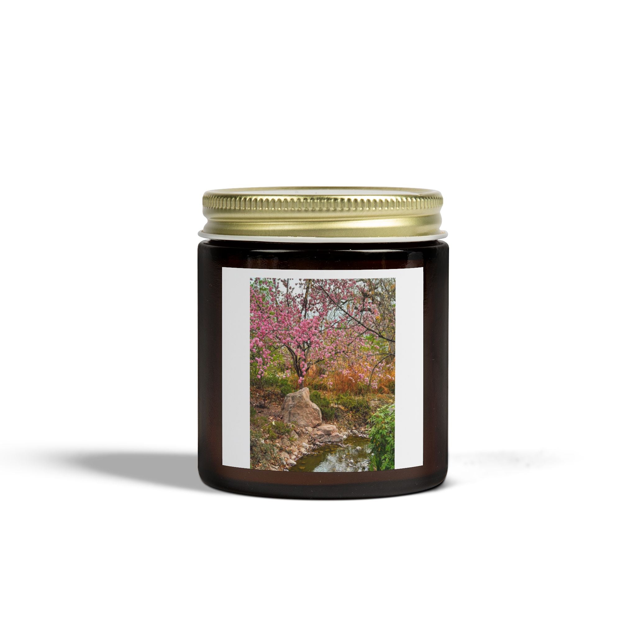 Spring Blossom Scented Candle - Aromatherapy Gift, Natural Coconut Apricot Wax, Home Décor, Relaxation, Self-Care