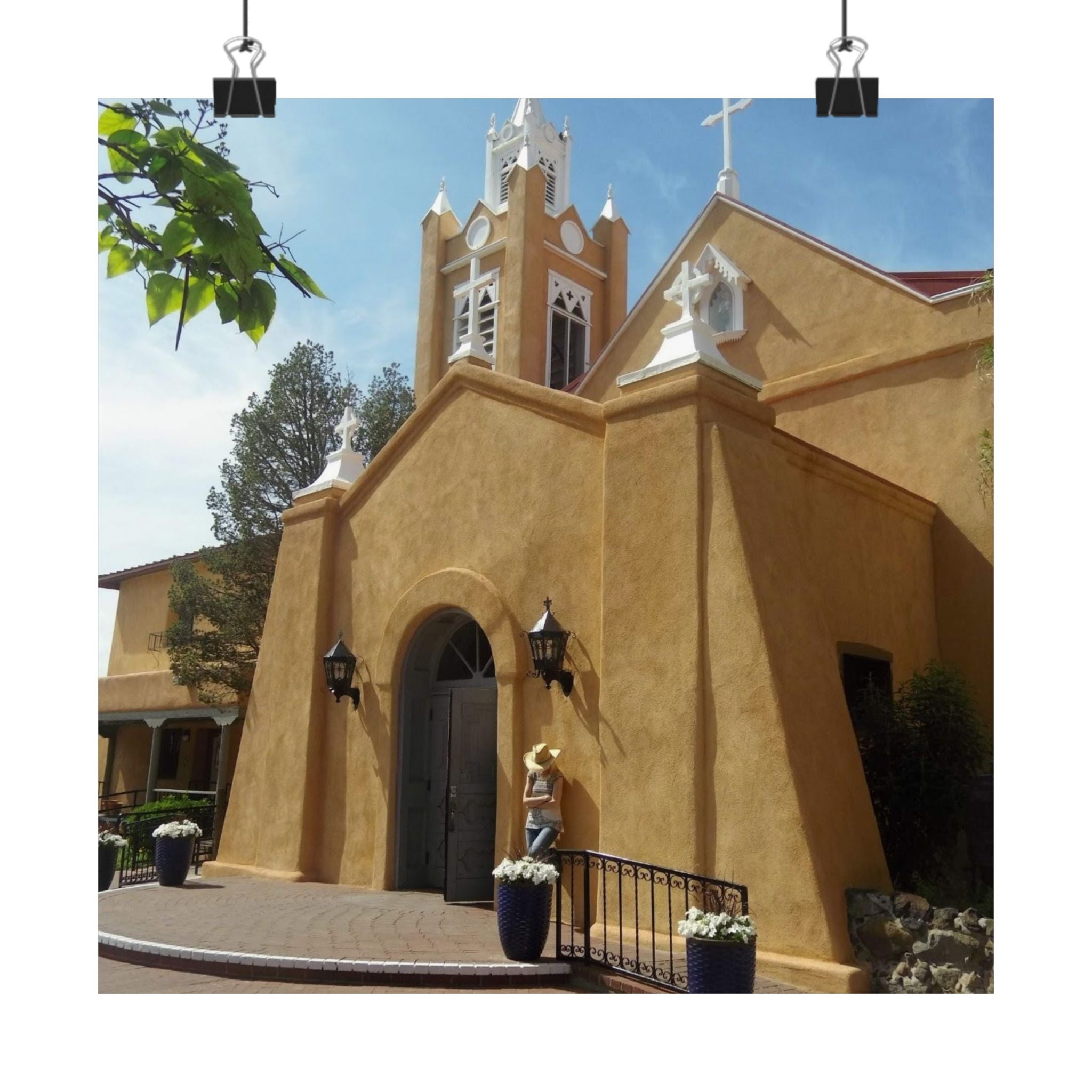 Matte Vertical Poster of Charming Church, Wall Art, Home Decor, Art Print, Gift for Housewarming, Unique Artwork