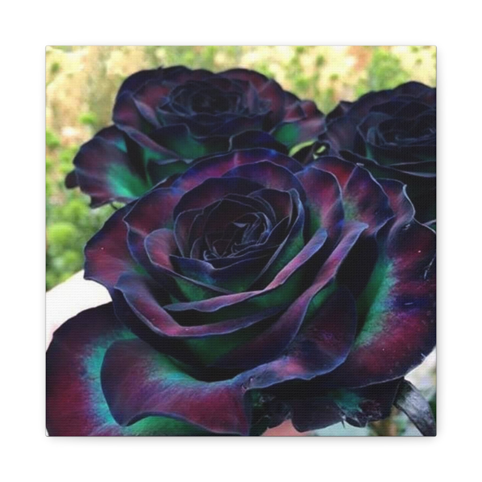 Matte Canvas Wall Art Print of Mystical Roses, Colorful Home Decor, Unique Gift for Art Lovers, Flower Wall Decor, Floral Artwork, [...]