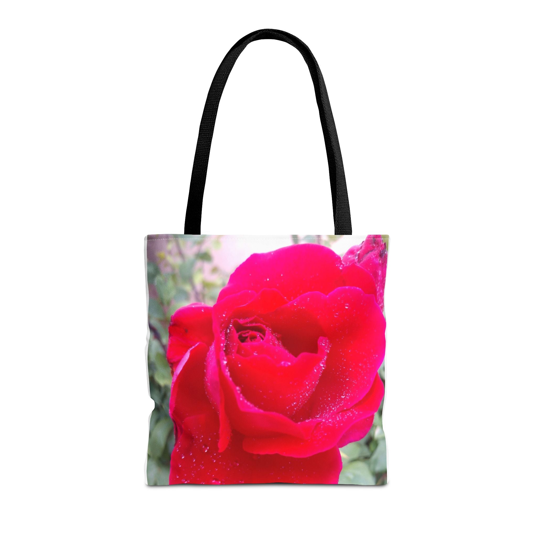 Vibrant Floral Tote Bag | Artistic Rose Design for Everyday Use, Eco-Friendly Shopping, Perfect Gift for Garden Lovers