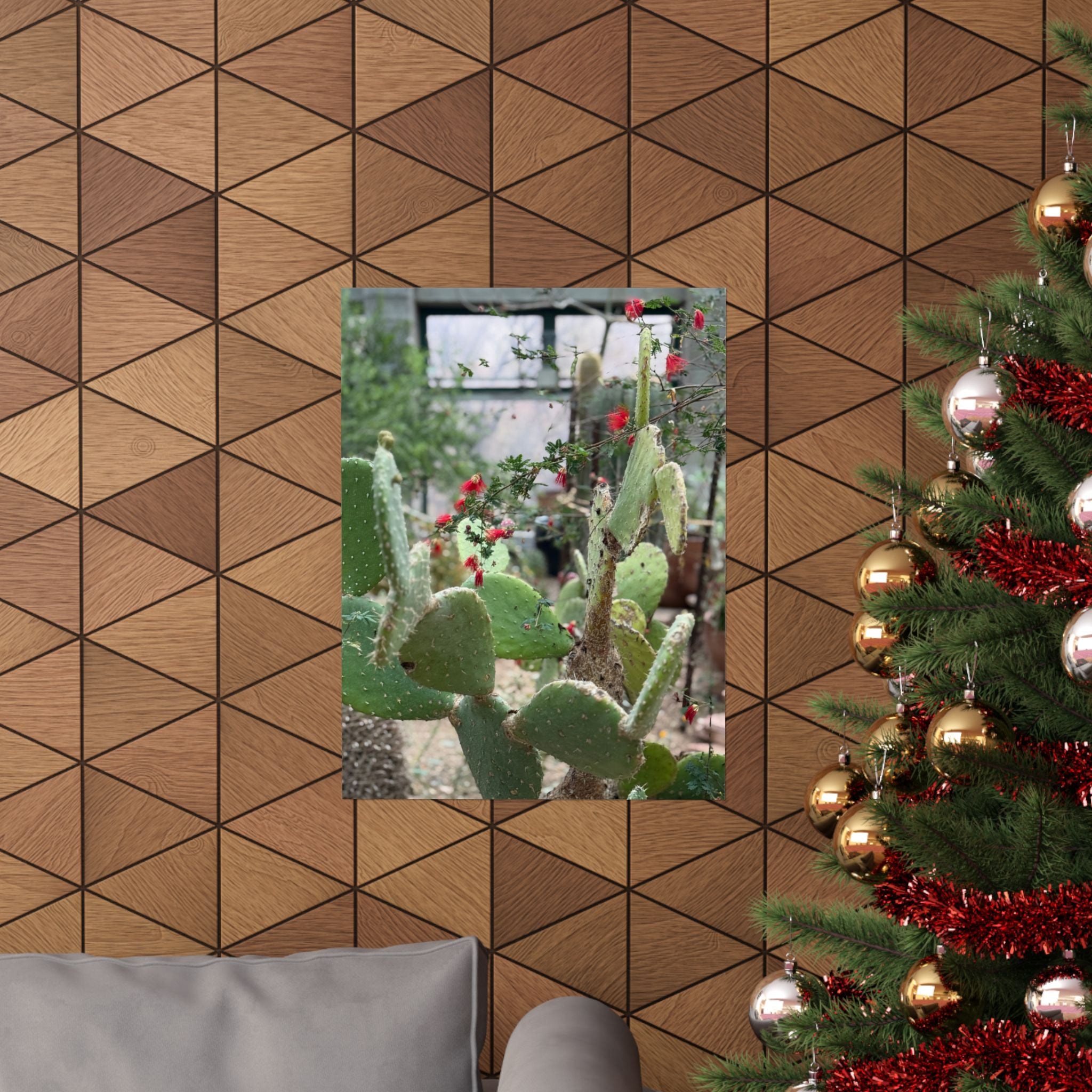 Cactus Wall Art Poster, Botanical Decor, Vertical Matte Print, Nature Lover Gift, Home Gallery Decoration