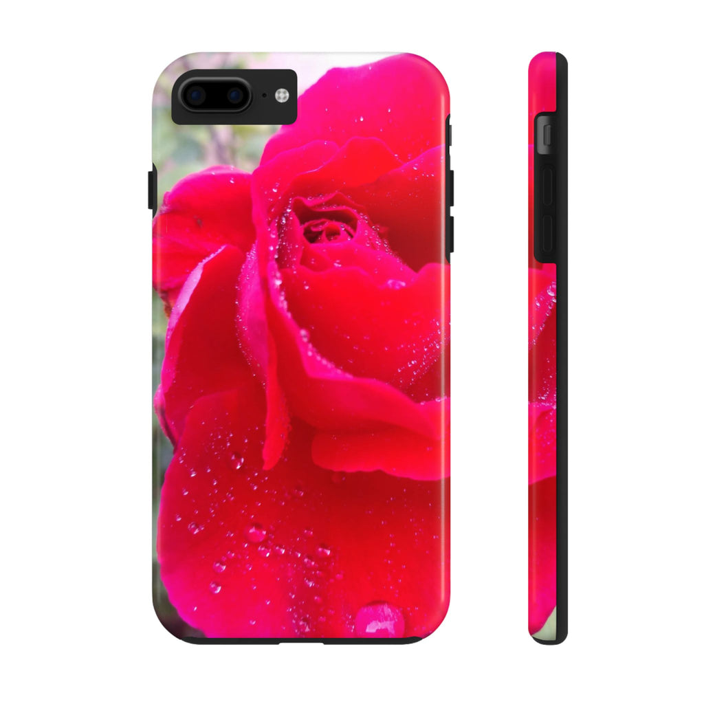 Flower Print Tough Phone Cases, Floral iPhone Case, Durable Mobile Covers, Unique Gift for Her, Birthday Present, Rose Design