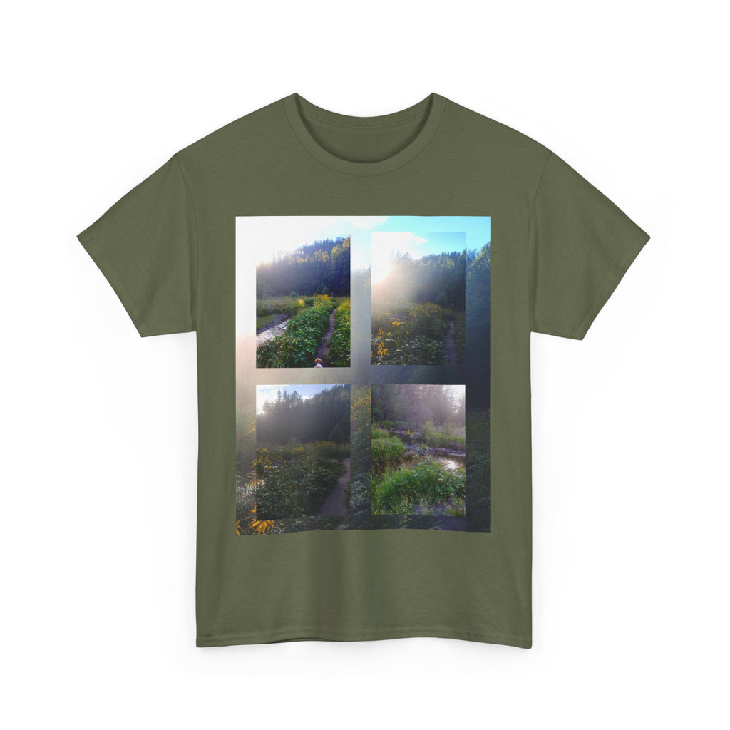 Scenic Nature Tee - Unisex Heavy Cotton T-Shirt, Perfect for Outdoor Lovers, Nature Walks, Gift for Nature Enthusiasts, Casual Wear, [...]
