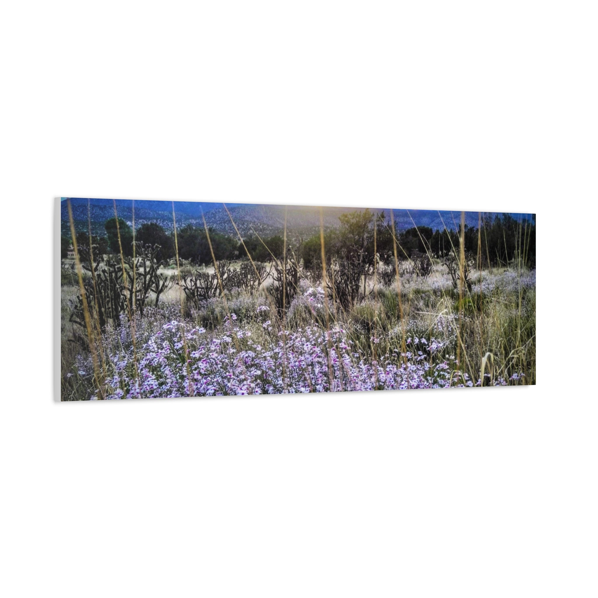 Framed Botanical Wall Art, Floral Canvas Print, Nature Decor, Home Interior Art, Gift for Garden Lovers, Beautiful Flower Landscape