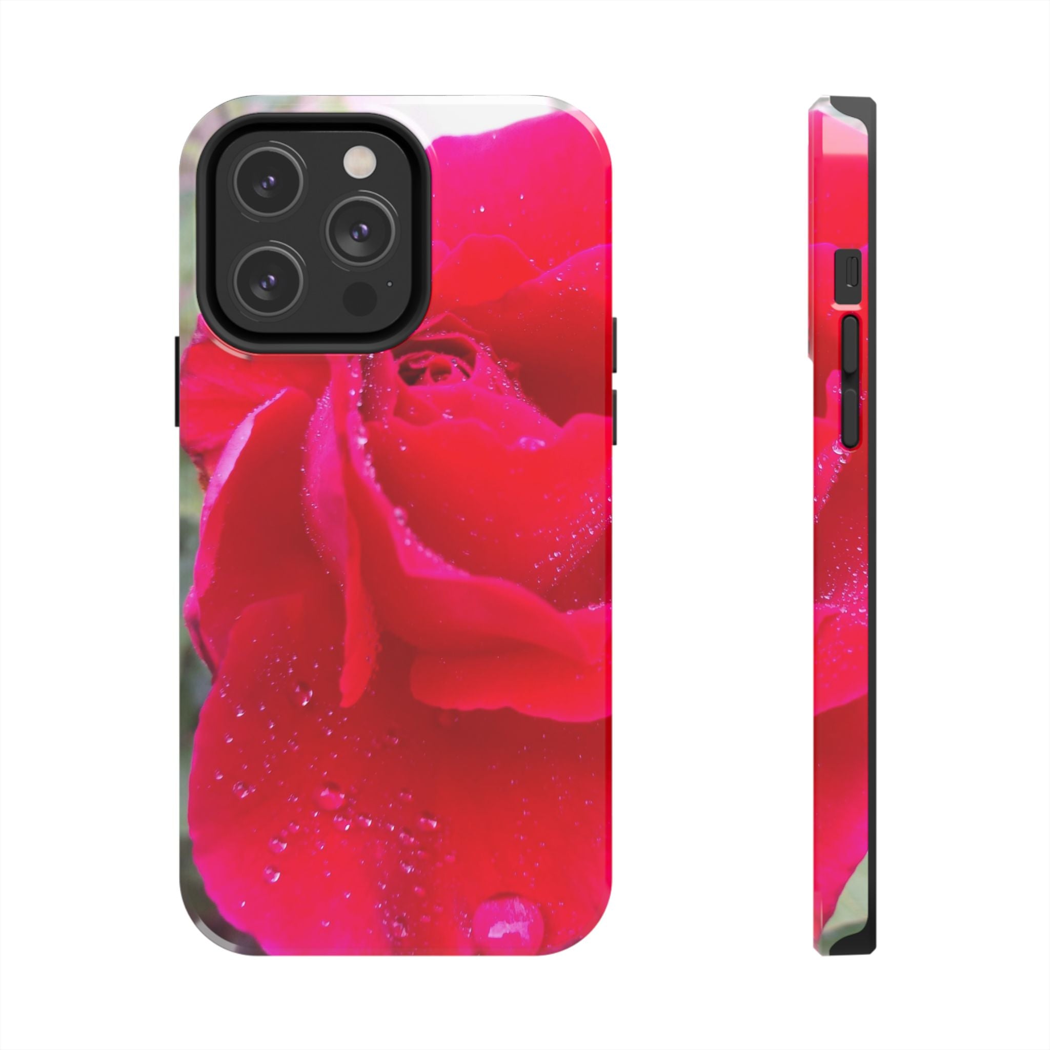 Flower Print Tough Phone Cases, Floral iPhone Case, Durable Mobile Covers, Unique Gift for Her, Birthday Present, Rose Design