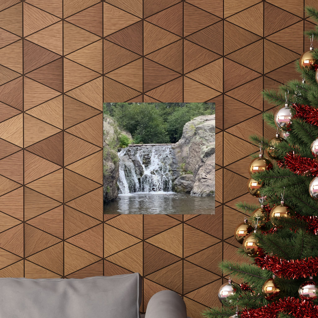 Serene Nature Posters, Home Decor Wall Art, Gift for Nature Lovers, Tranquil Landscape Prints, Waterfall Artwork